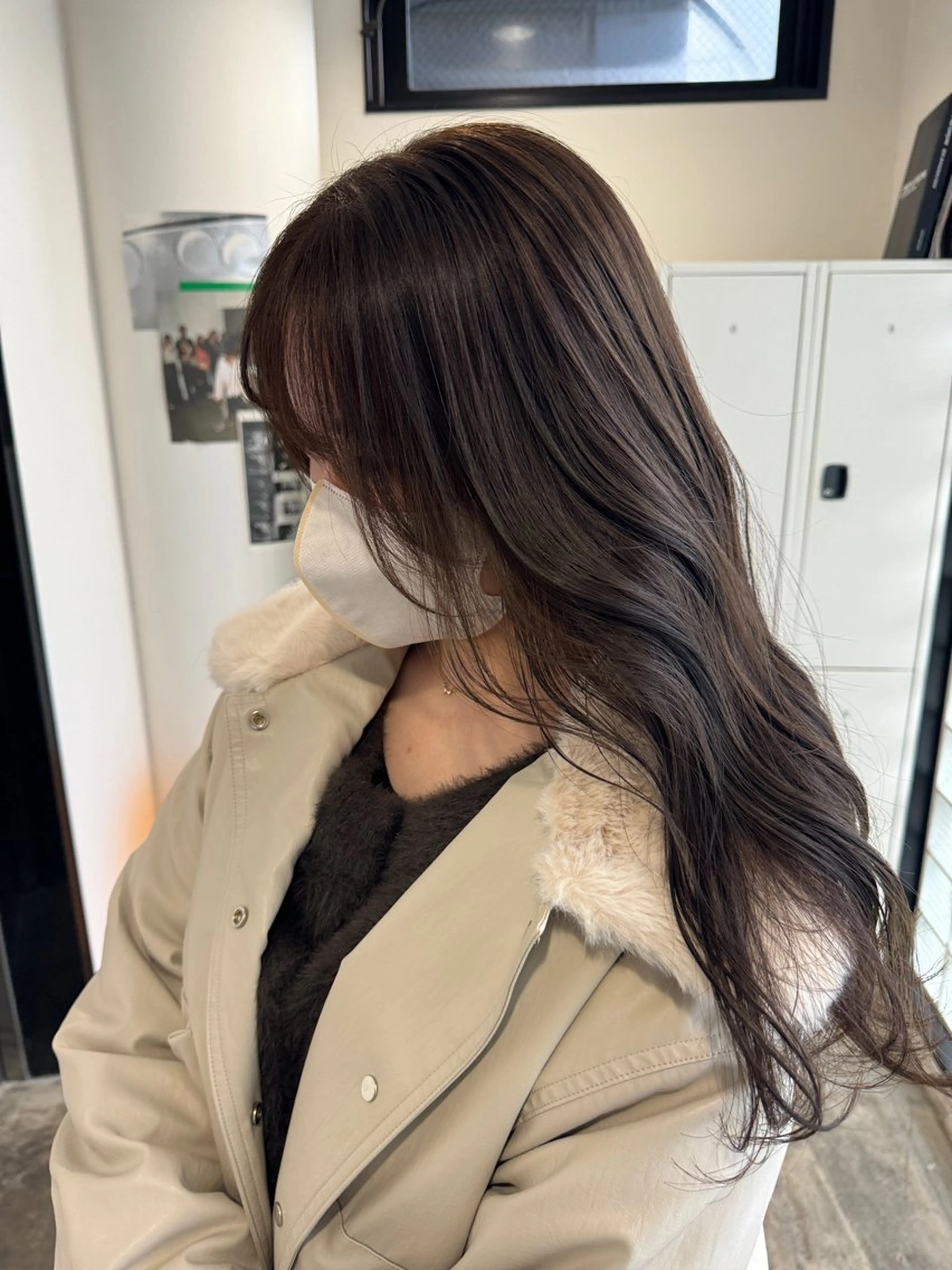 ロング カラー レイヤーカット ボブパーマNo.1のヘアスタイル