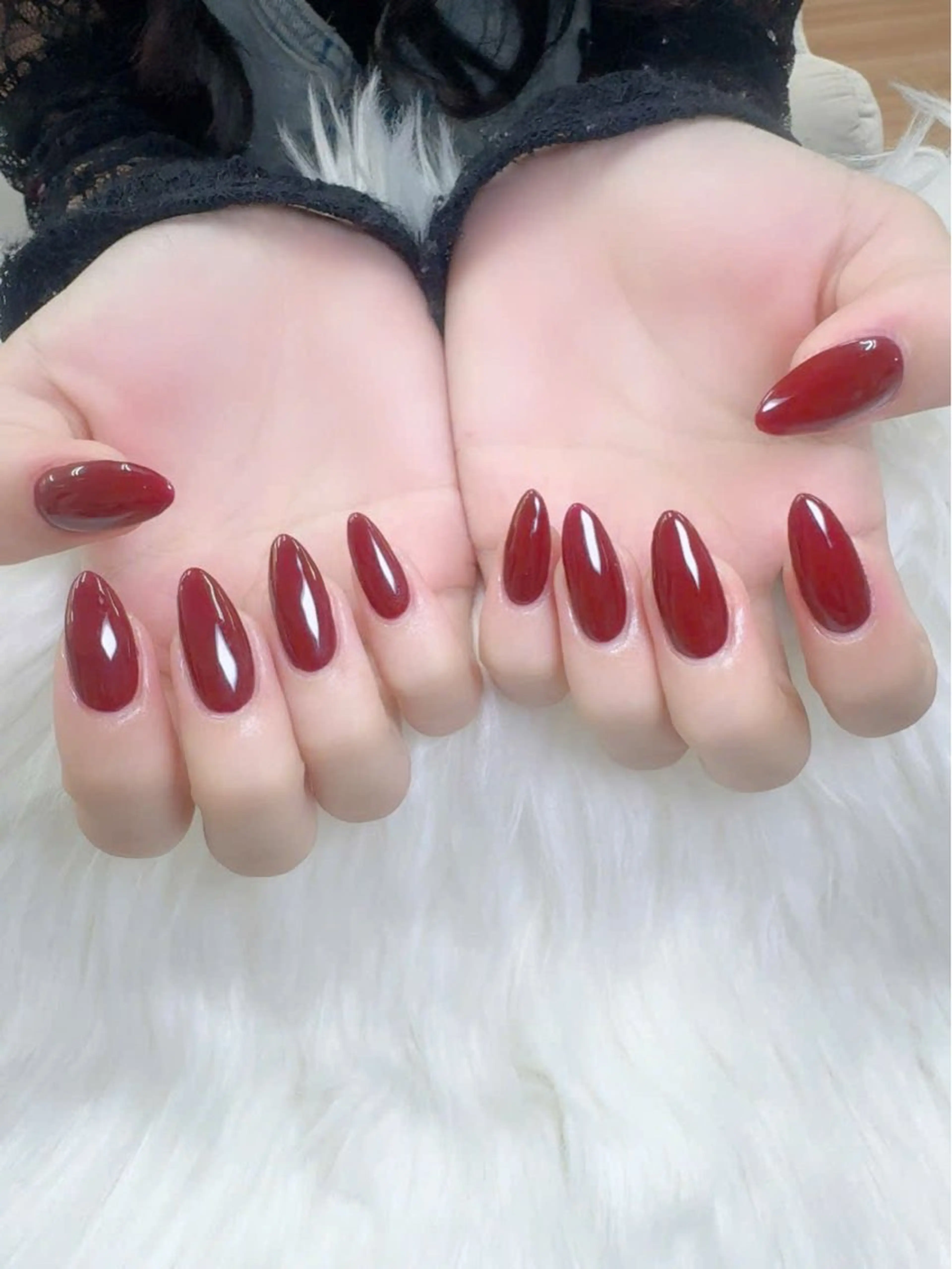 ネイル フレンチネイル グラデーション キラキラネイル 韓国ネイル マグネットネイル フットネイル Hara Nail 【パラジェル使用】のネイルデザイン