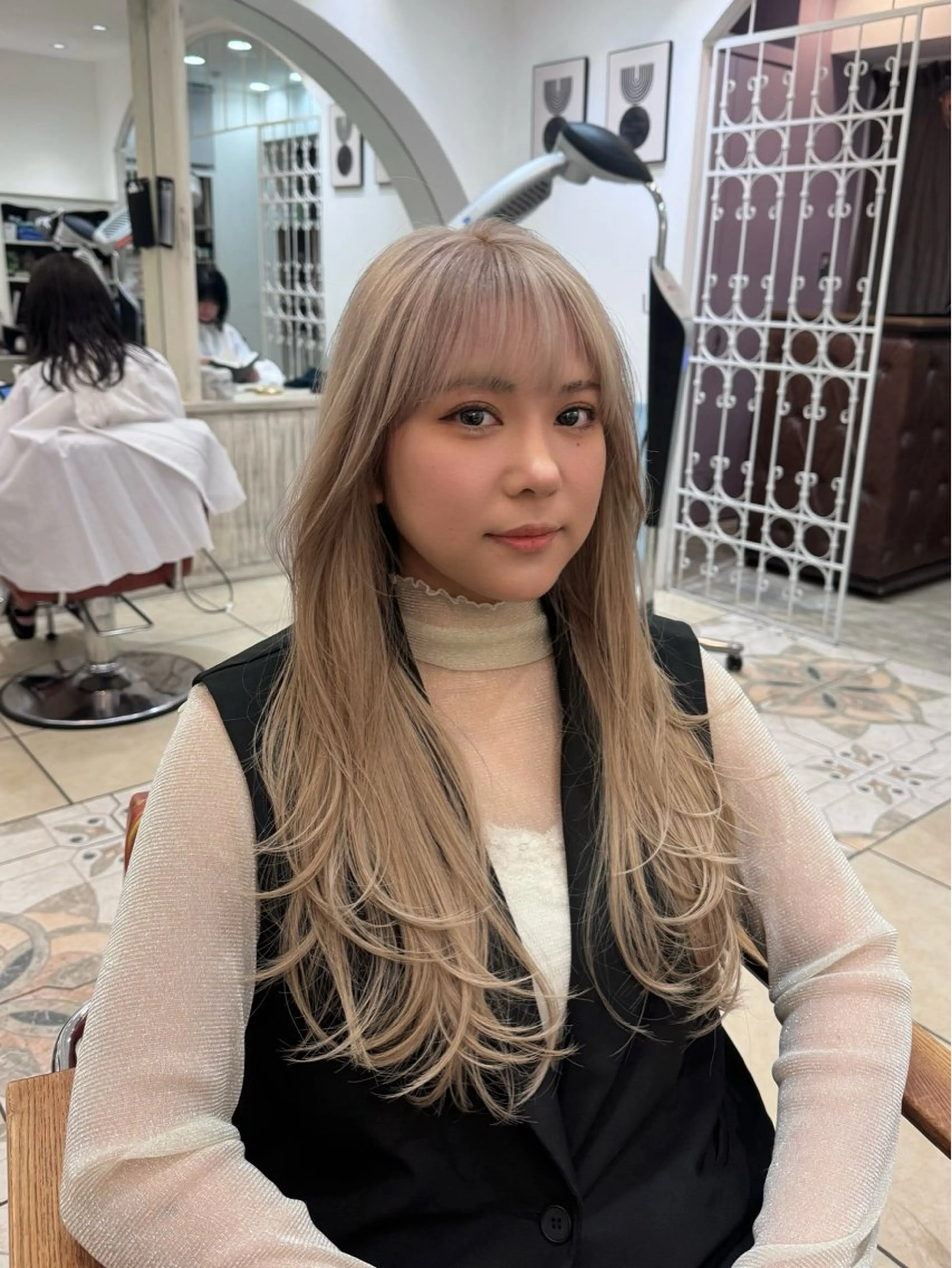 ロング レイヤーカット ウルフ/レイヤー /パーマ　ナユタのヘアスタイル