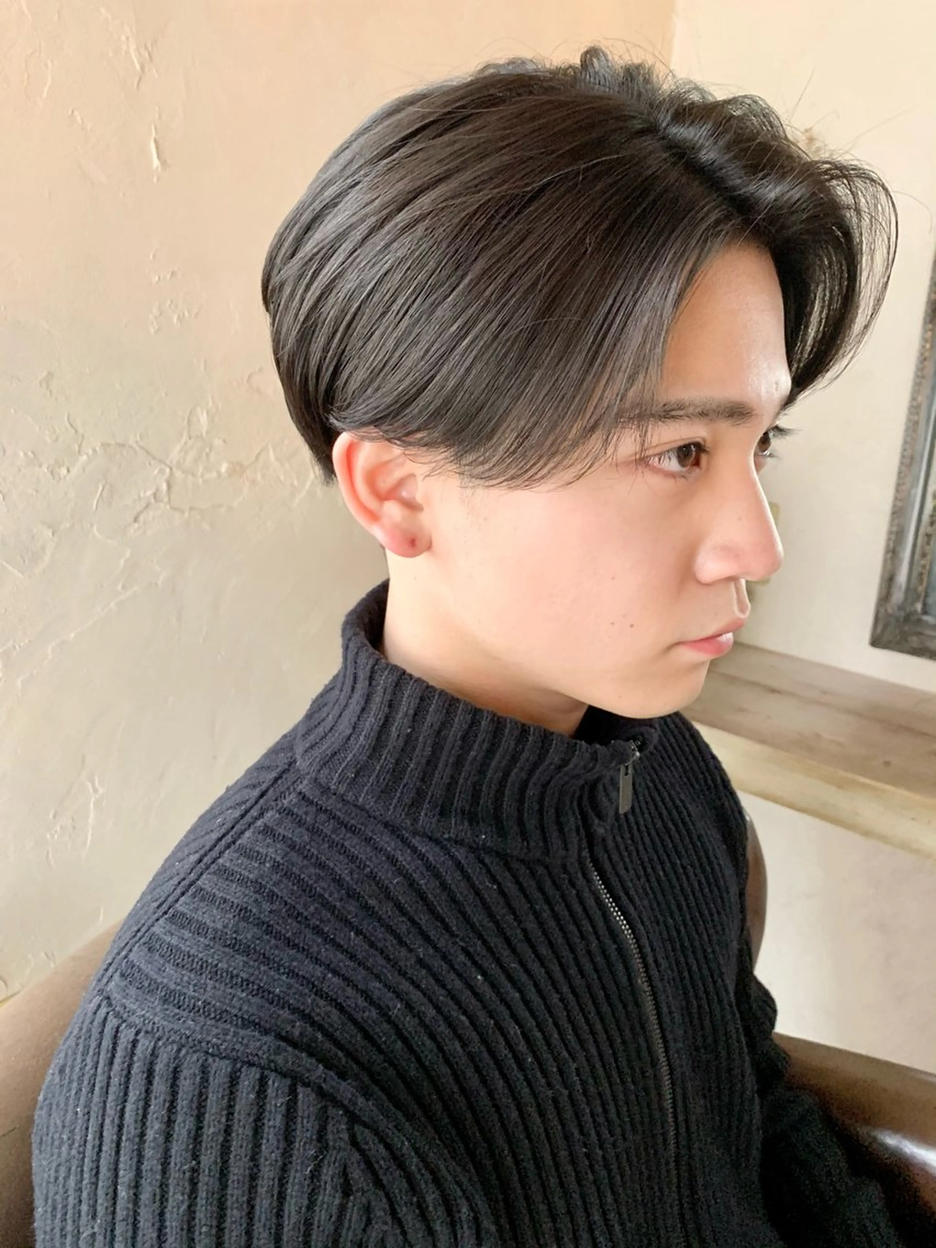 🖤👟メンズカット＋柔らかプレミアム縮毛矯正の写真