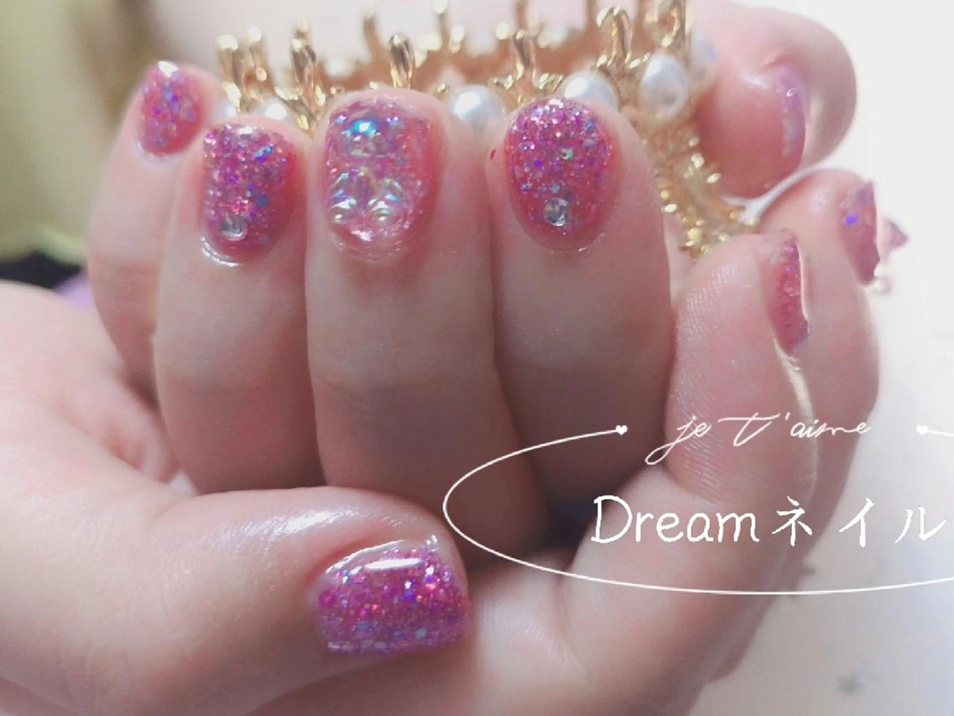 ネイル ネイリストゆか💅 長さだし、深爪矯正のネイルデザイン