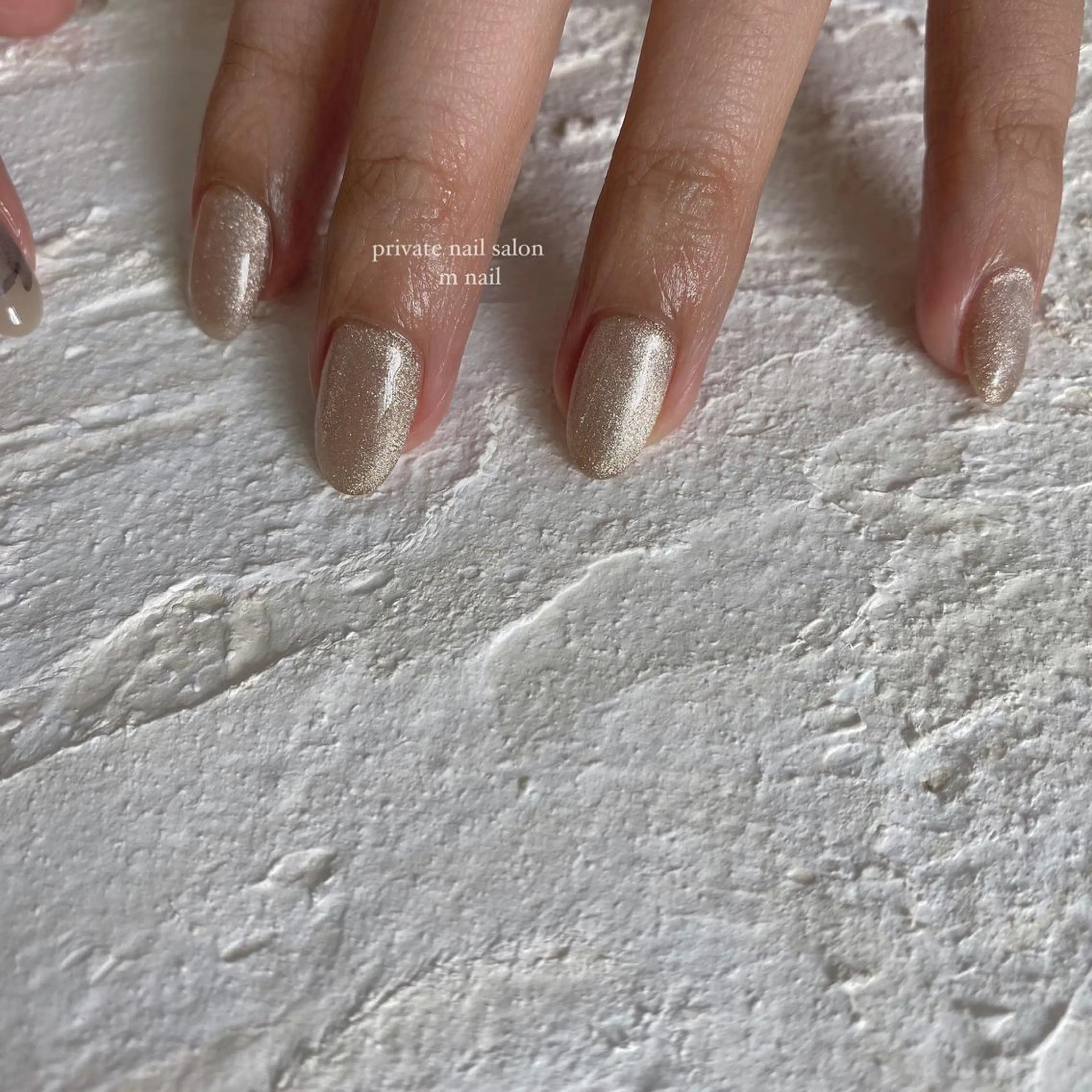 ネイル マグネットネイル ワンカラーネイル ハンドネイル 小河原 舞のネイルデザイン