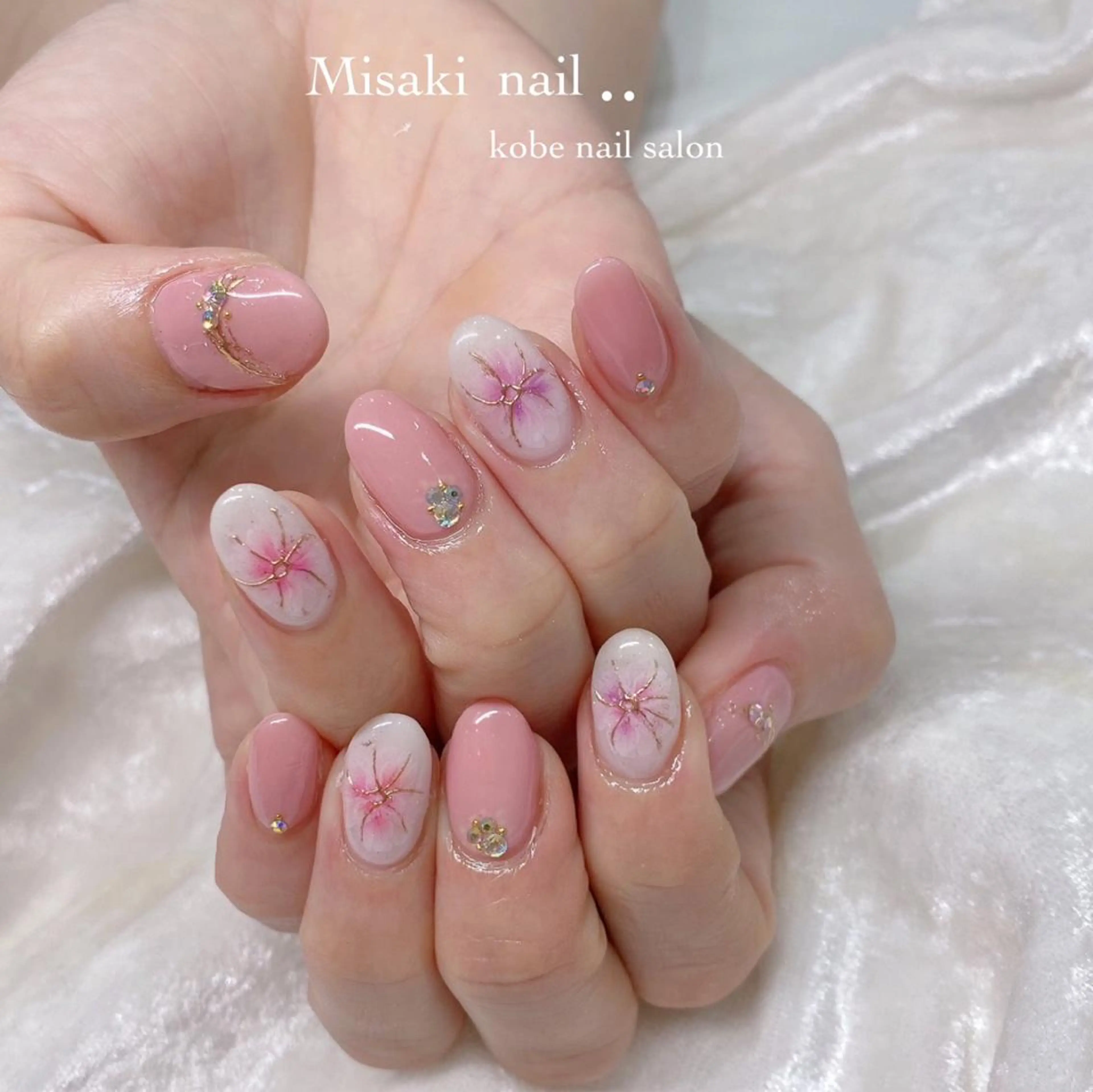 ネイル 韓国ネイル ワンホンネイル ハンドネイル nailsalon miinailsのネイルデザイン
