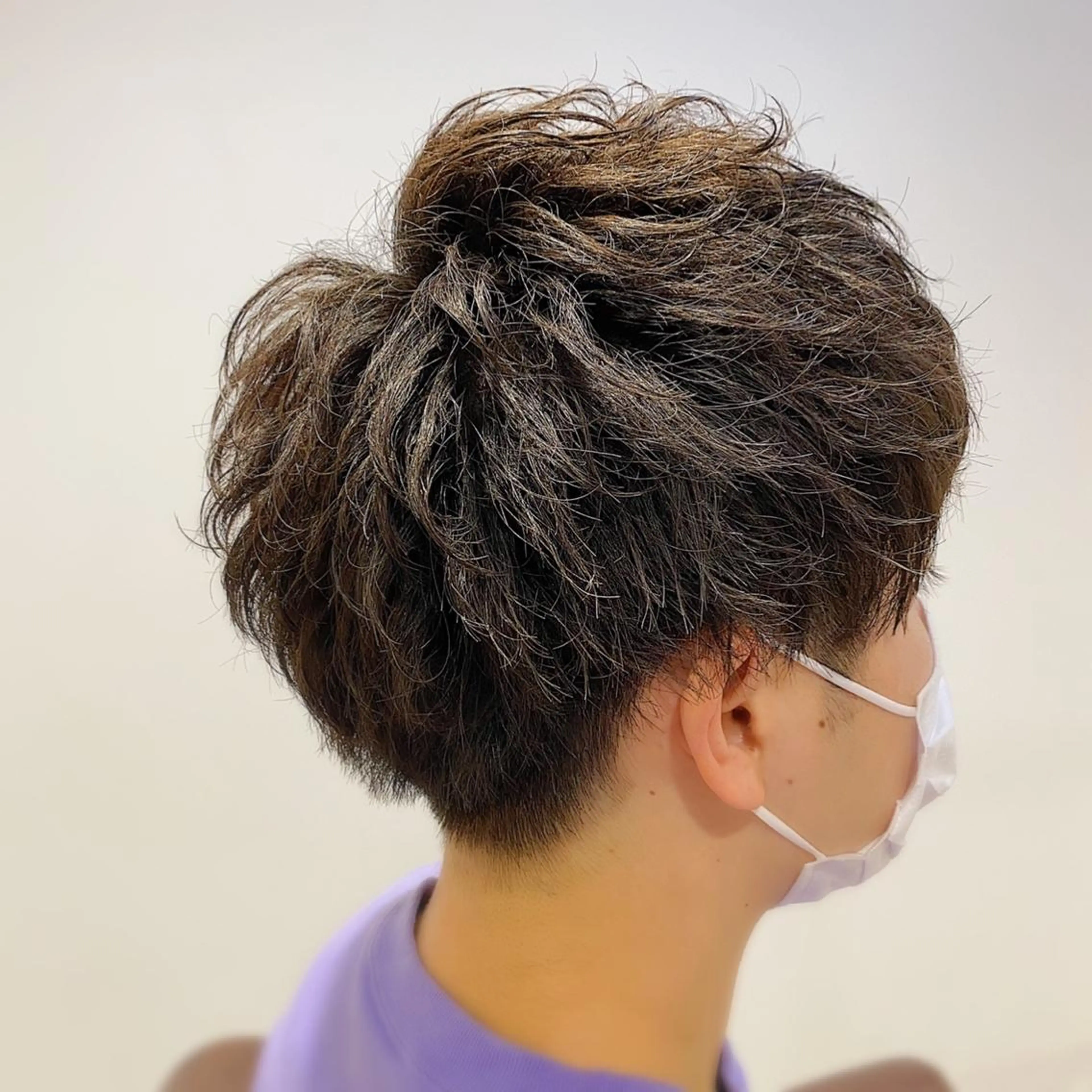 ショート パーマ メンズ メンズパーマ 西條真治のヘアスタイル