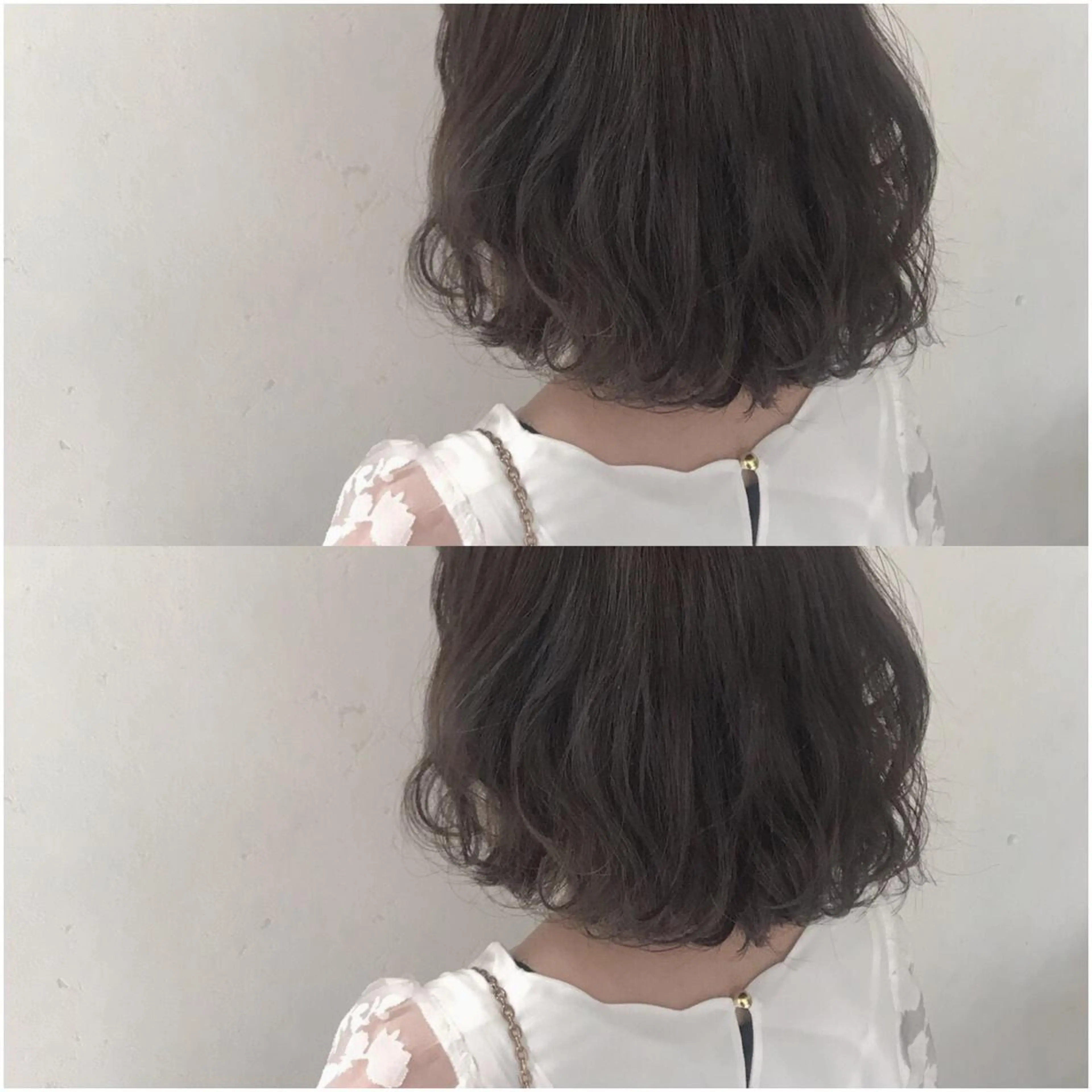 ショート カラー グレージュ イルミナカラー タンバルモリ circus by KENJE 町田店のヘアスタイル