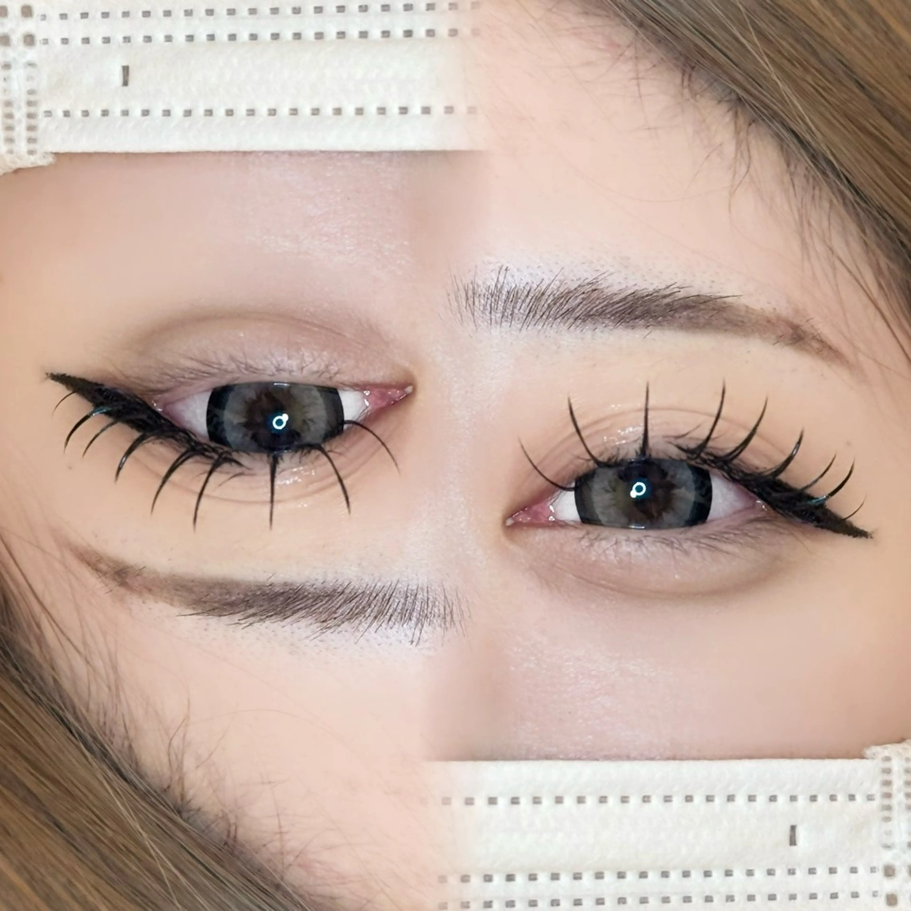 マツエク・マツパ 束感まつ毛 フラットラッシュ パリジェンヌラッシュリフト まつげパーマ セーブル ひかる/アイブロウ/ マツエク/まつパ🎀のマツエク・マツパデザイン