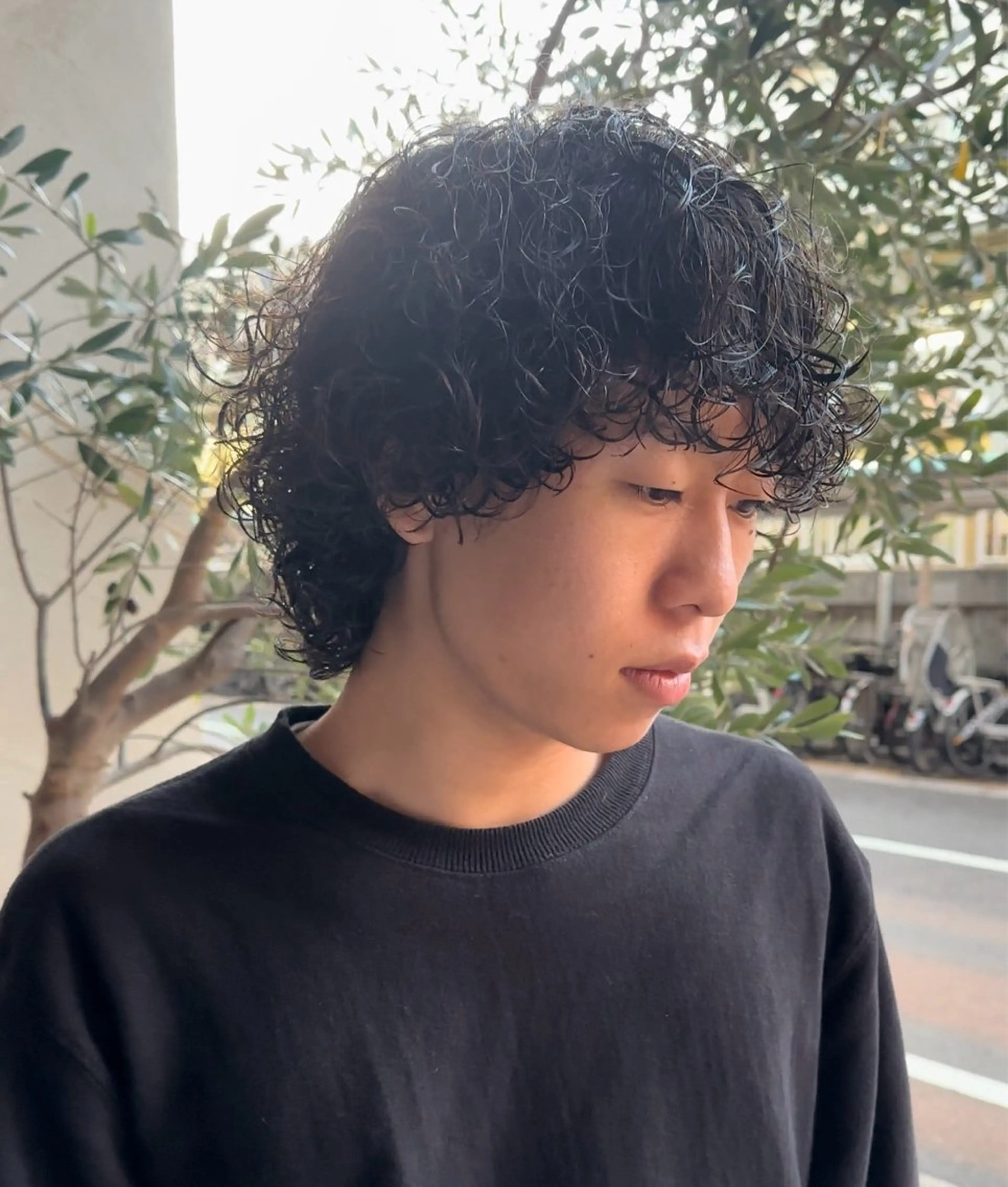 パーマ メンズ メンズパーマ プードルパーマ メンズウルフカット ウルフカット プードルパーマ カット パーマ 年間2000名担当◎ パーマ職人/仲原佑樹のヘアスタイル