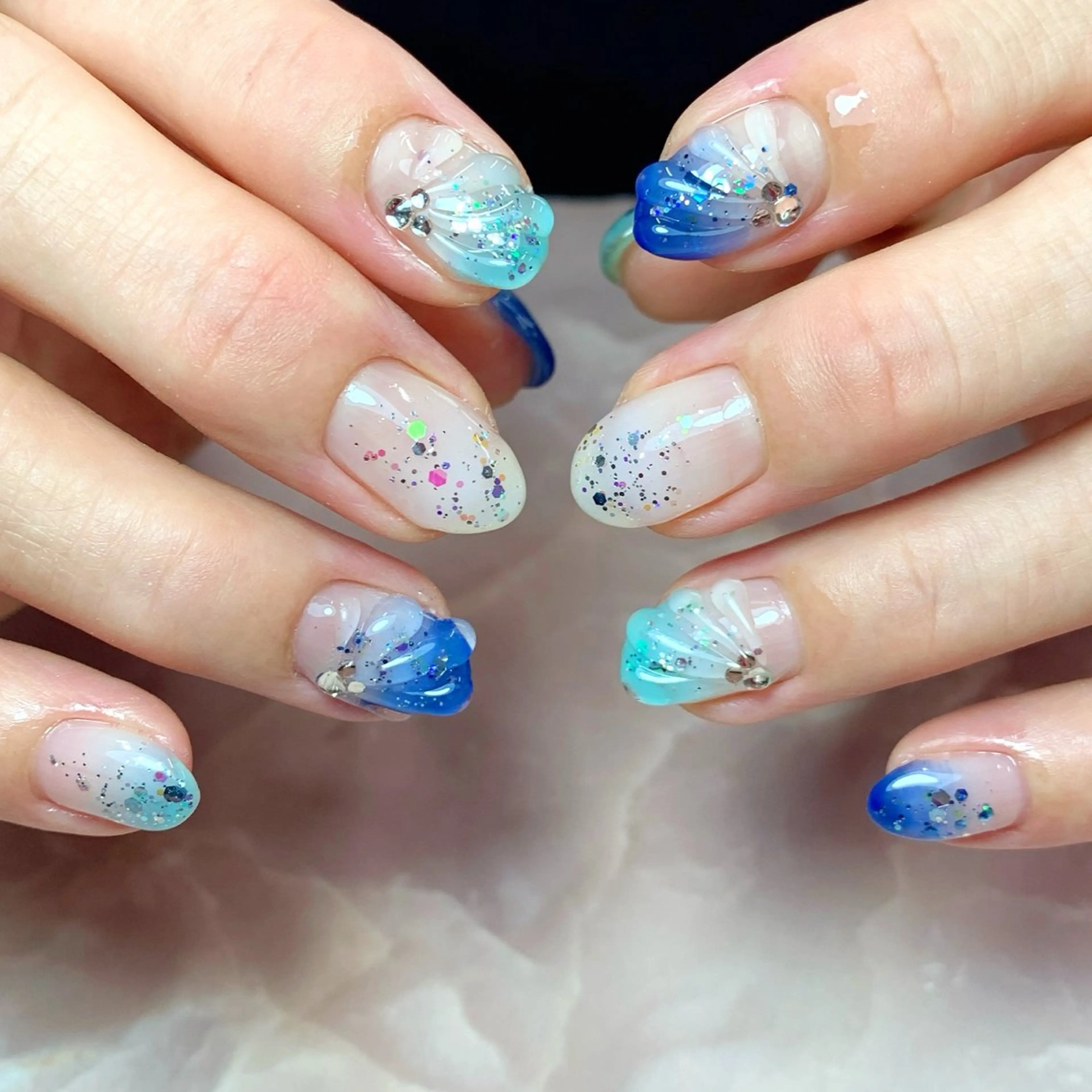 ネイル ハンドネイル Rose Glass 高蔵寺店のネイルデザイン