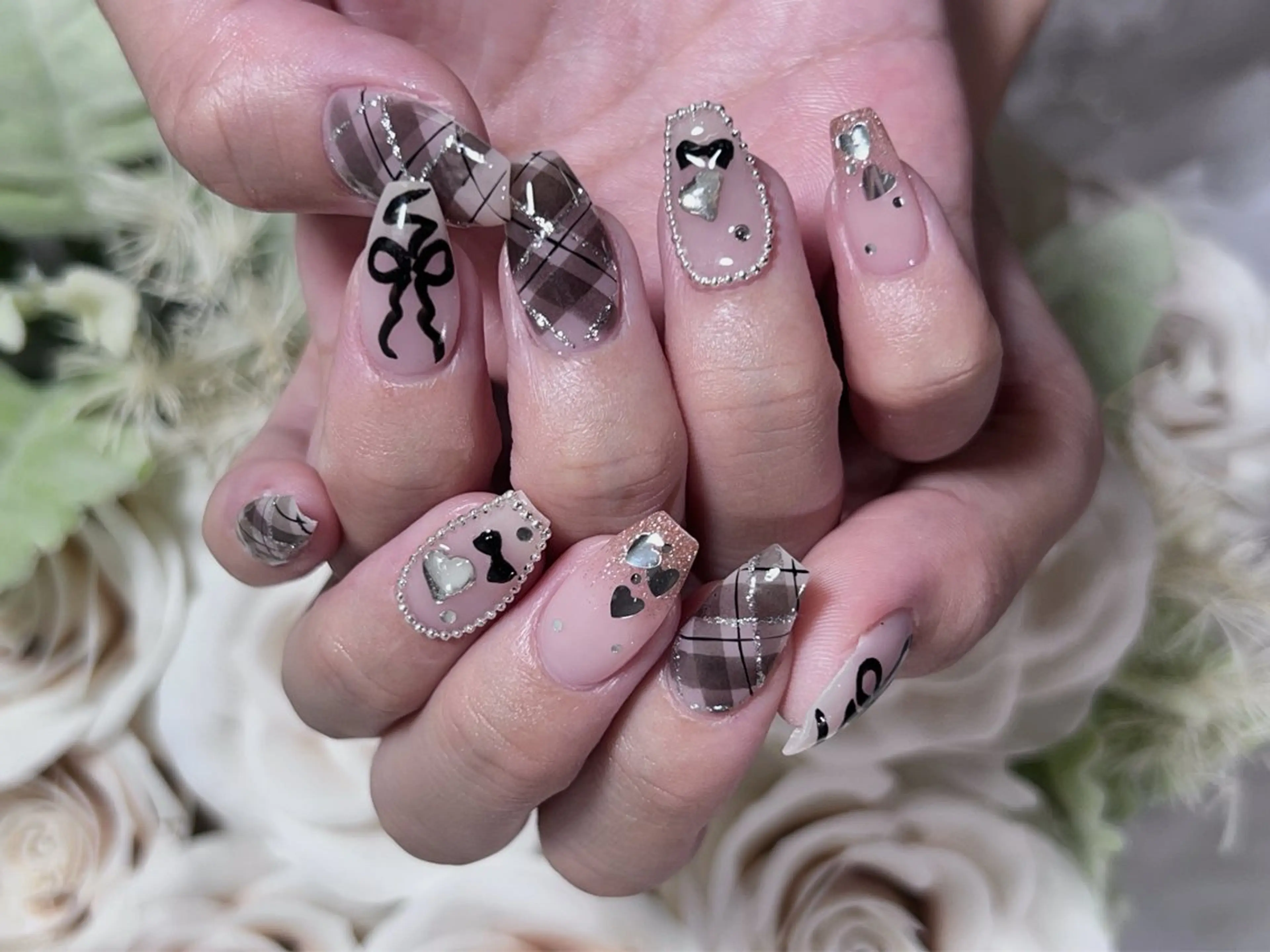 ネイル ロングネイル 持ち込み スカルプネイル ハンドネイル Painty所属・Painty nailのネイルデザイン