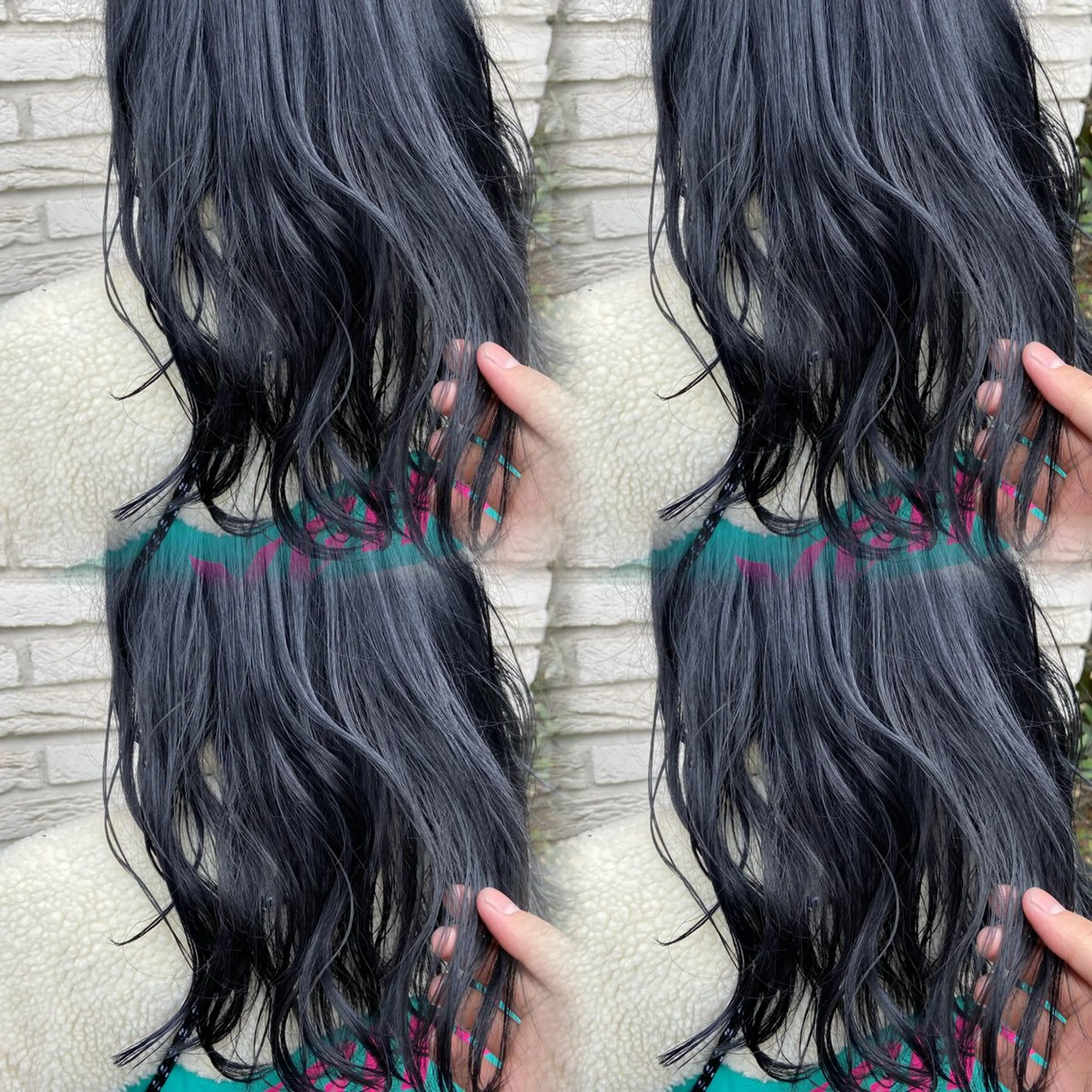 セミロング ヘアカラー トリートメント 人気💐韓国風× 透明感💐深江裕稀のヘアスタイル