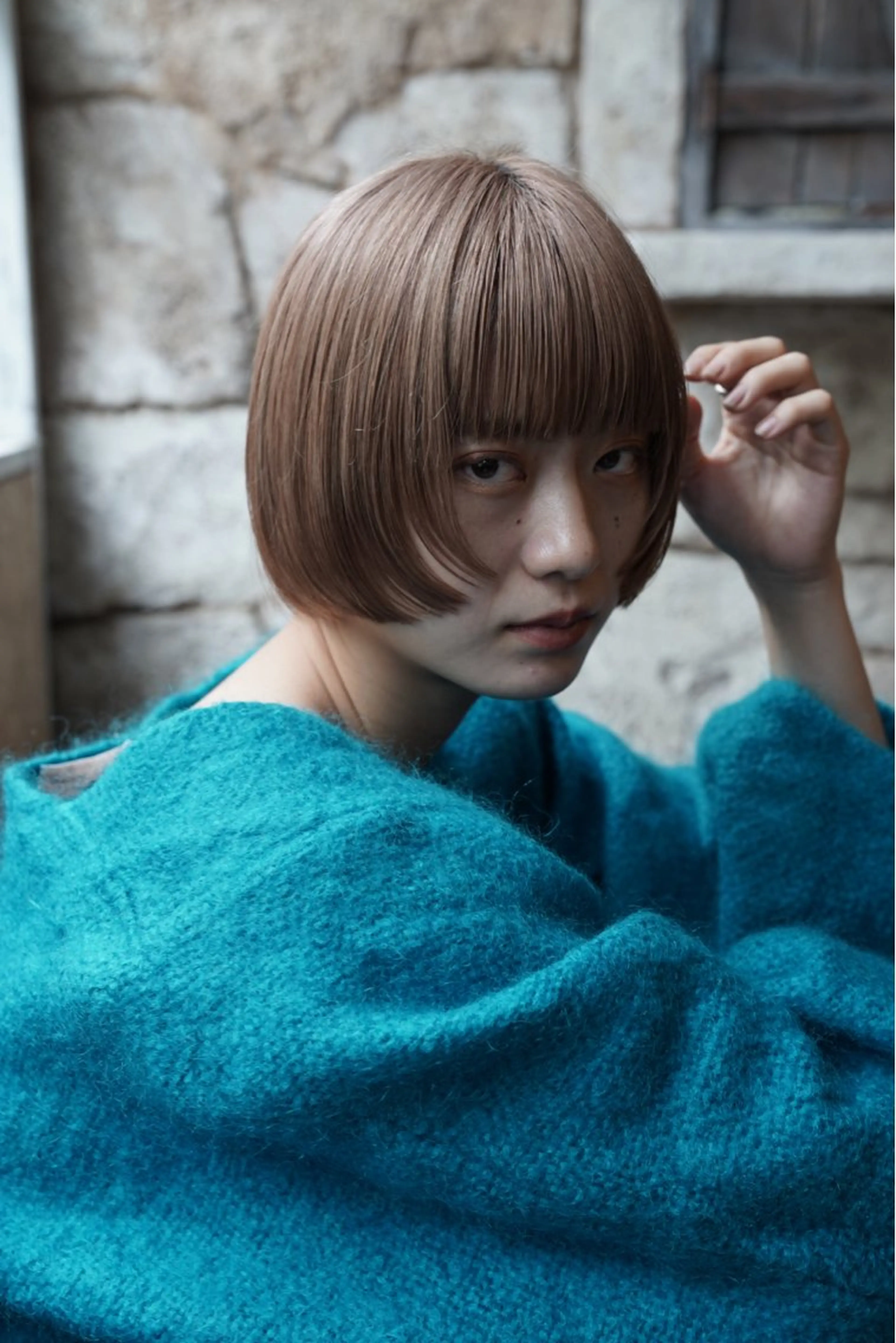 ショート カラー 祝田 巳幸のヘアスタイル