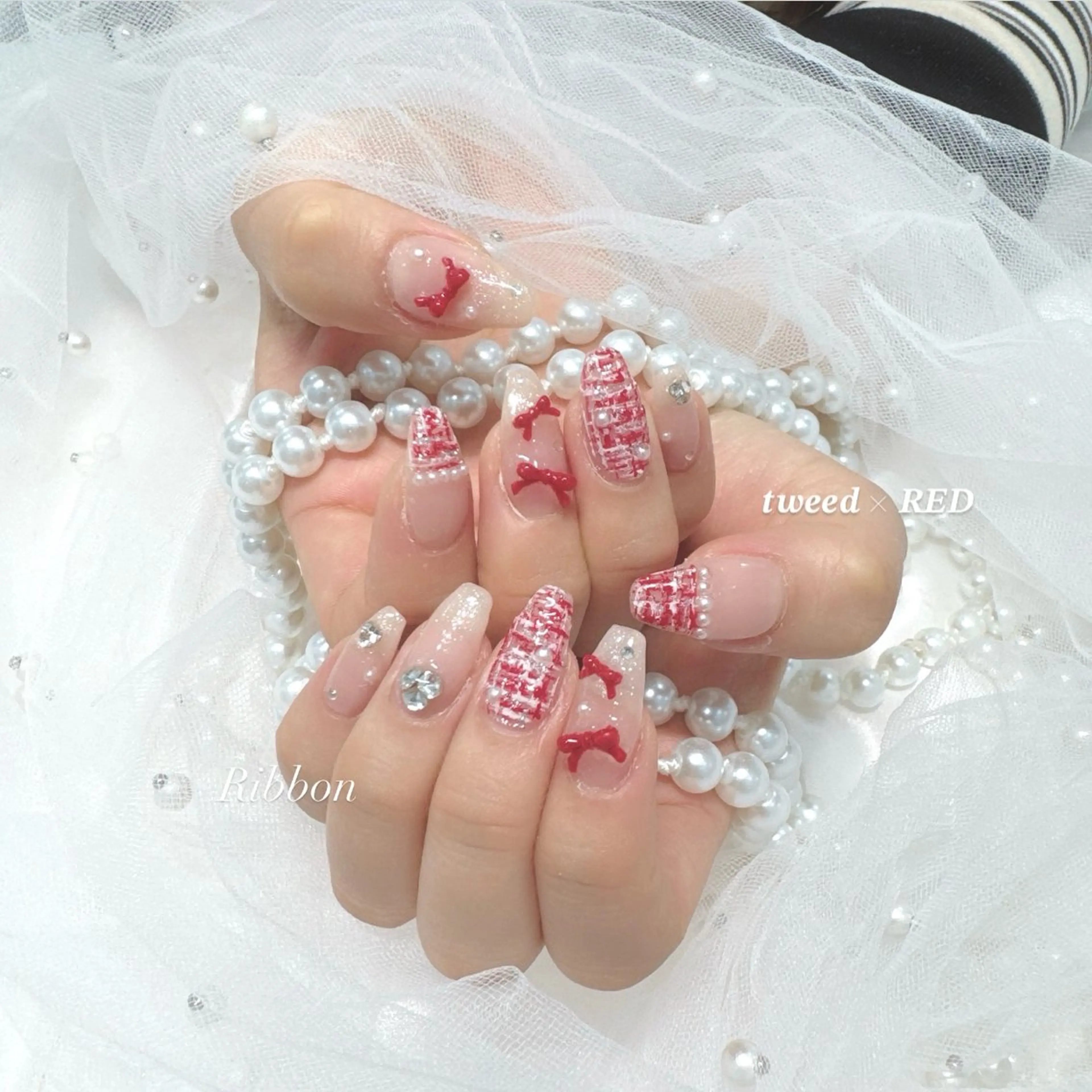 ネイル 𓂃🎀𓈒𓏸 megumiのネイルデザイン