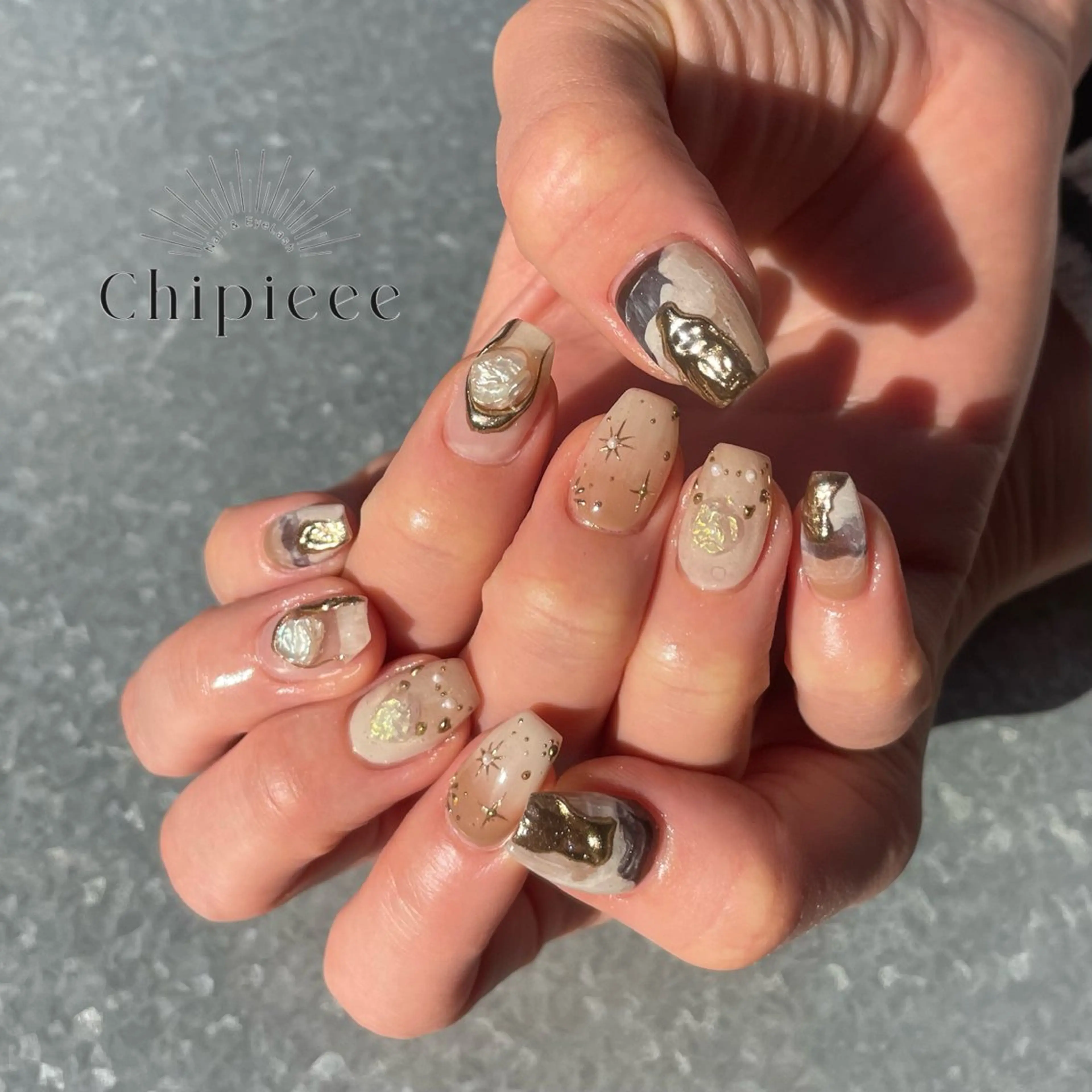 ネイル ハンドネイル chipieee kannaのネイルデザイン