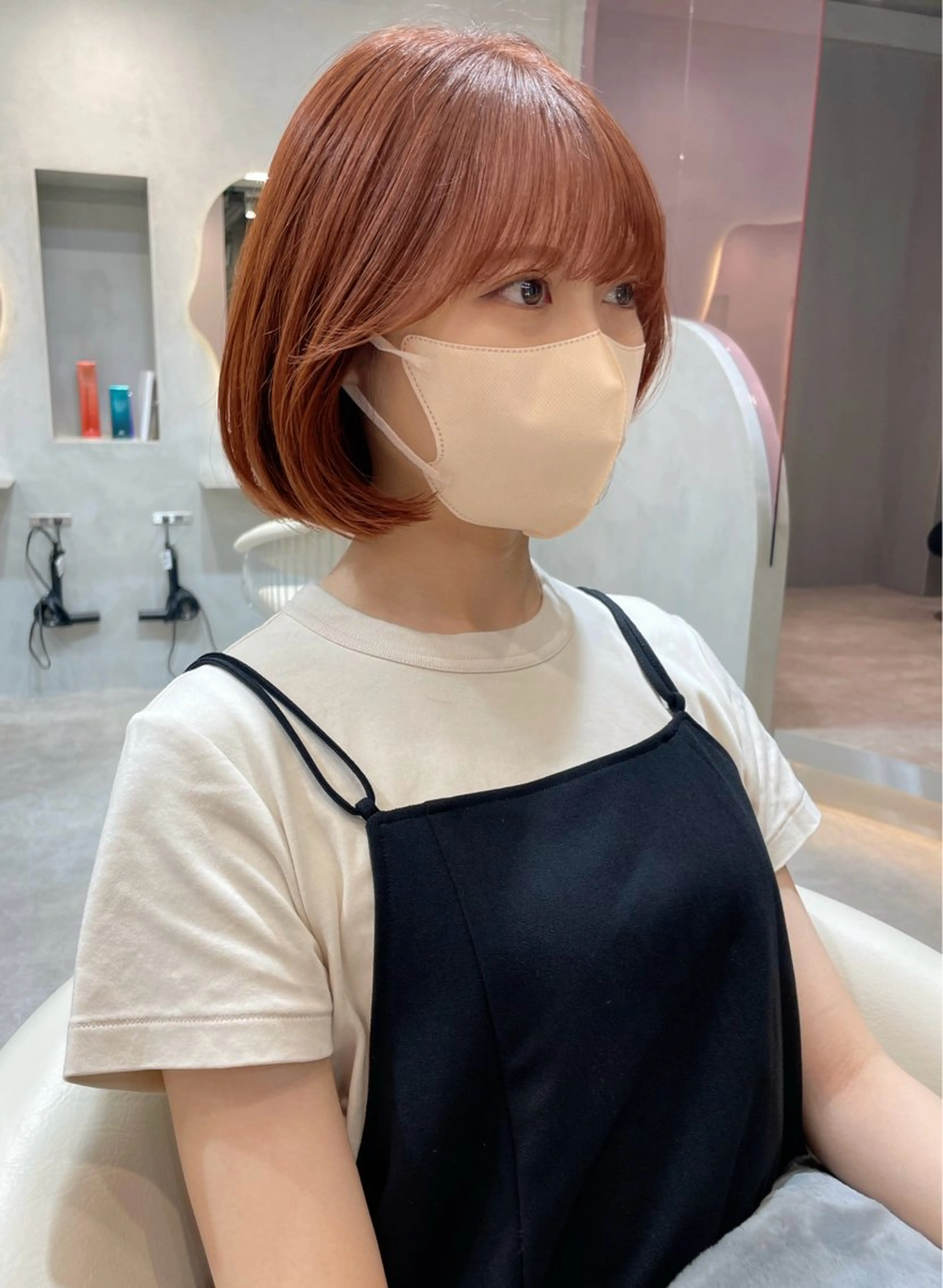 ショート レイヤー縮毛矯正 ささきすずね💗のヘアスタイル