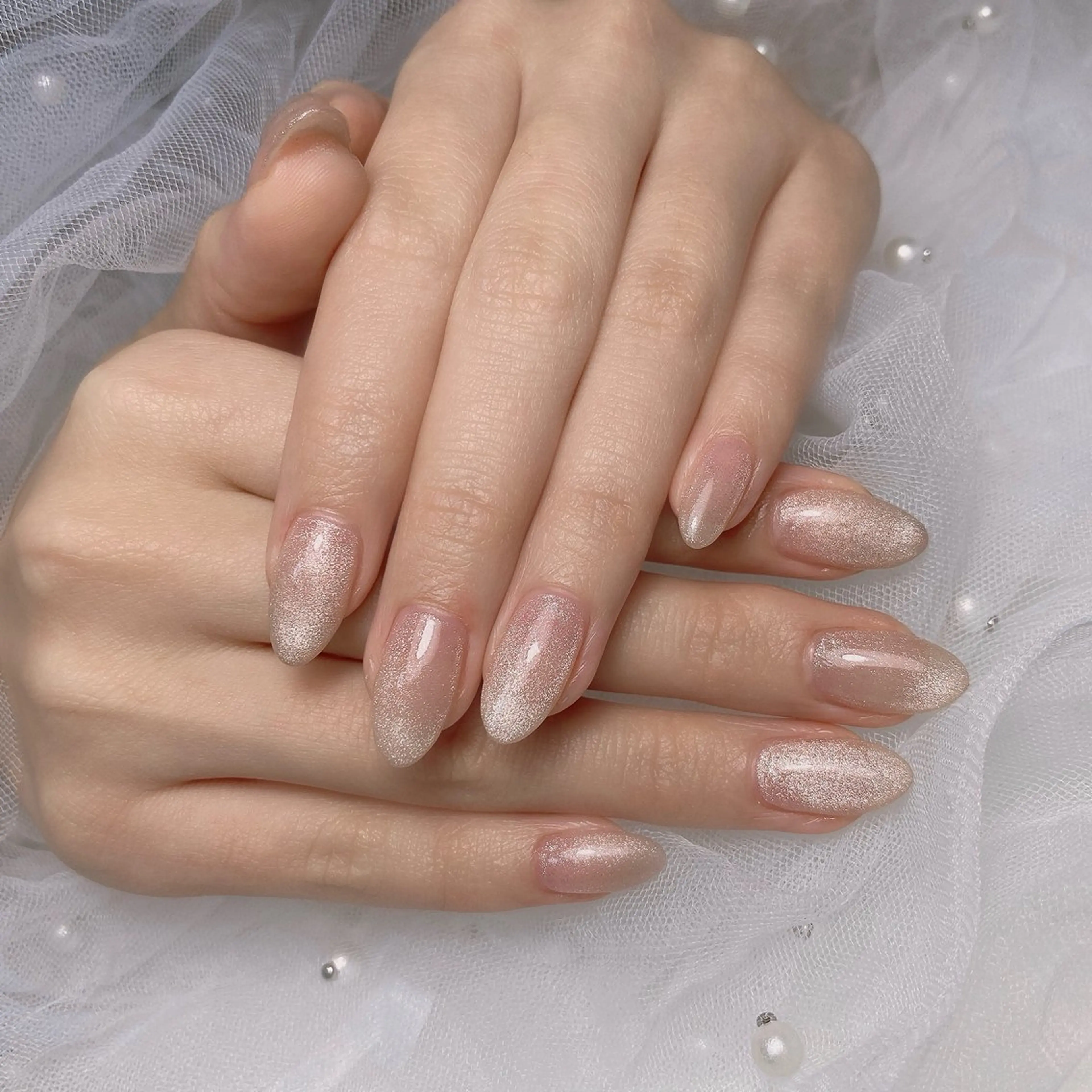 ハンドネイル/マグネットワンカラーの写真