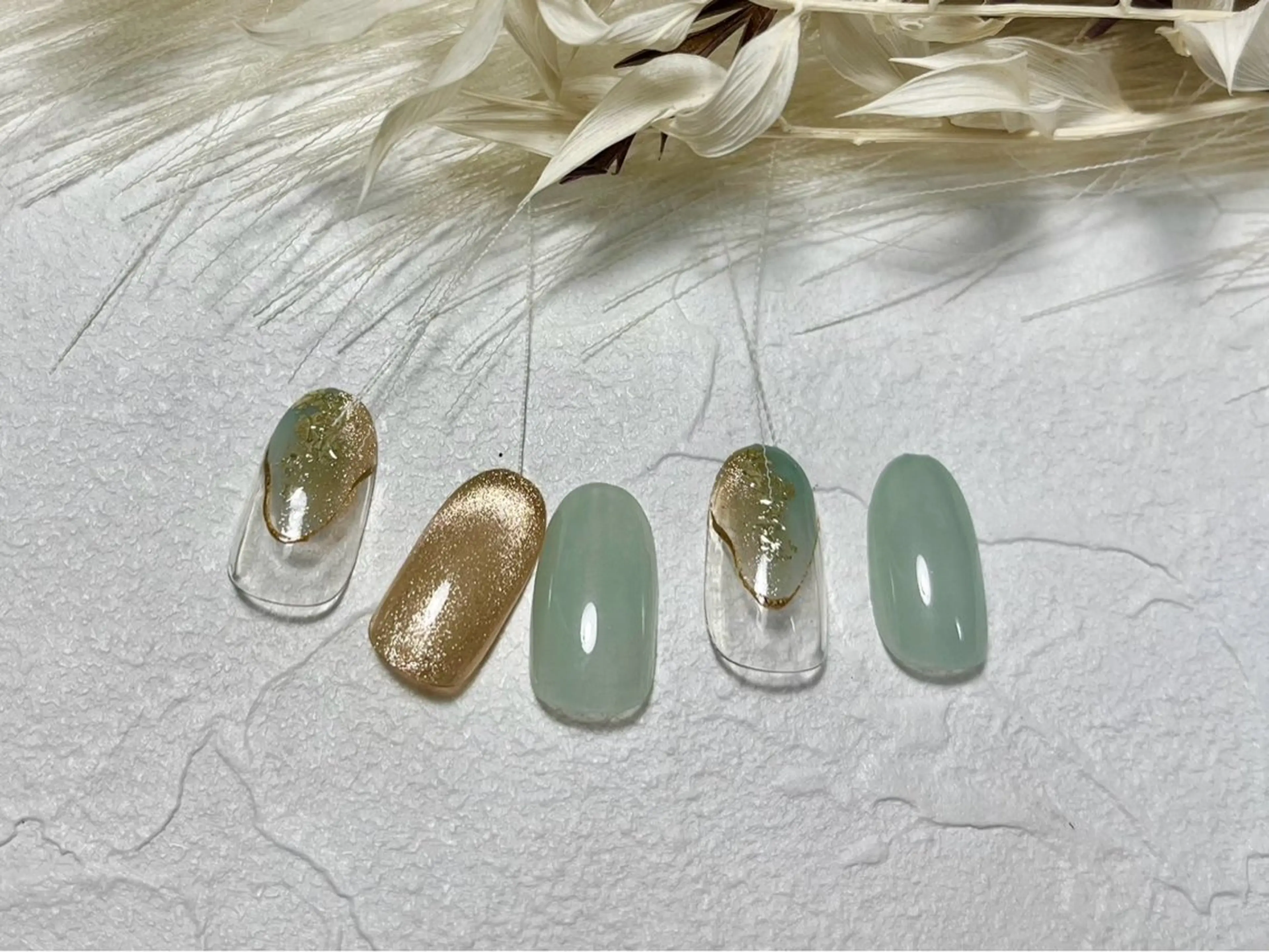 ネイル オーロラネイル フットネイル フレンチネイル ジェルネイル 韓国ネイル ハンドネイル kiki nail たまプラーザのネイルデザイン