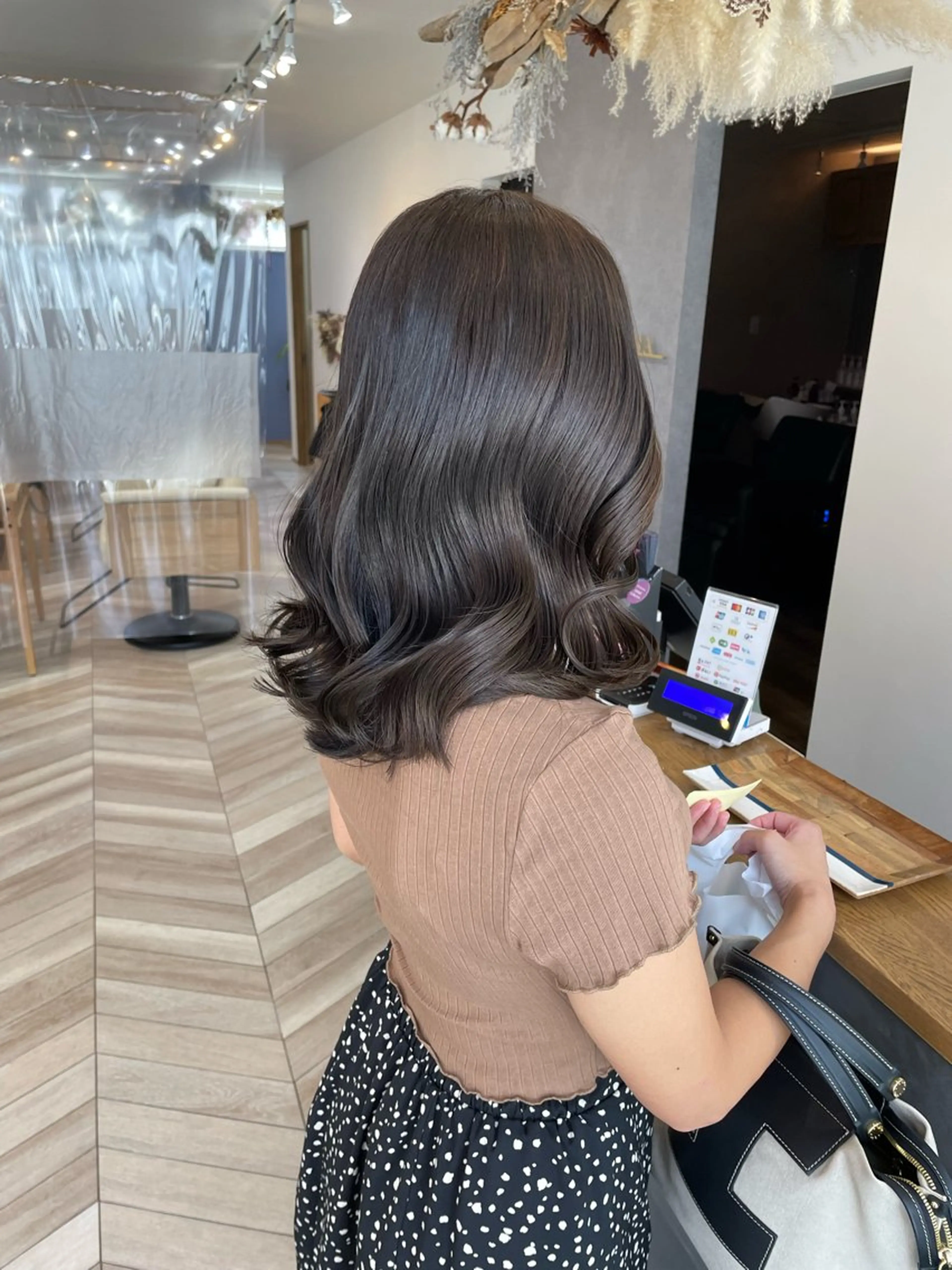 セミロング 永井 瑞穂のヘアスタイル