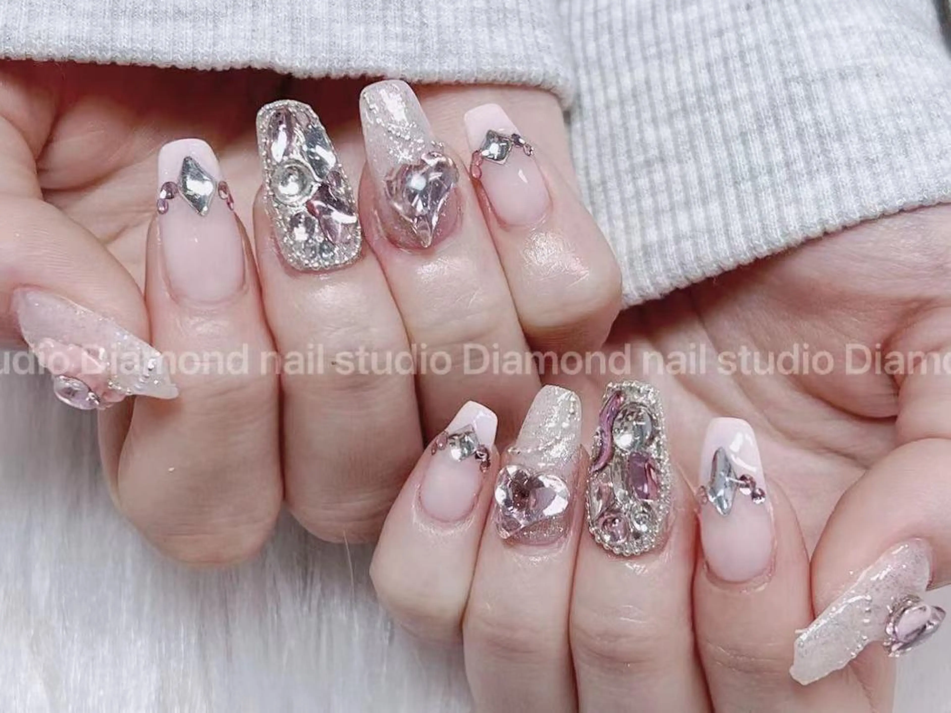 ネイル 持ち込み ハンドネイル ハンドケア Diamond ✨のネイルデザイン