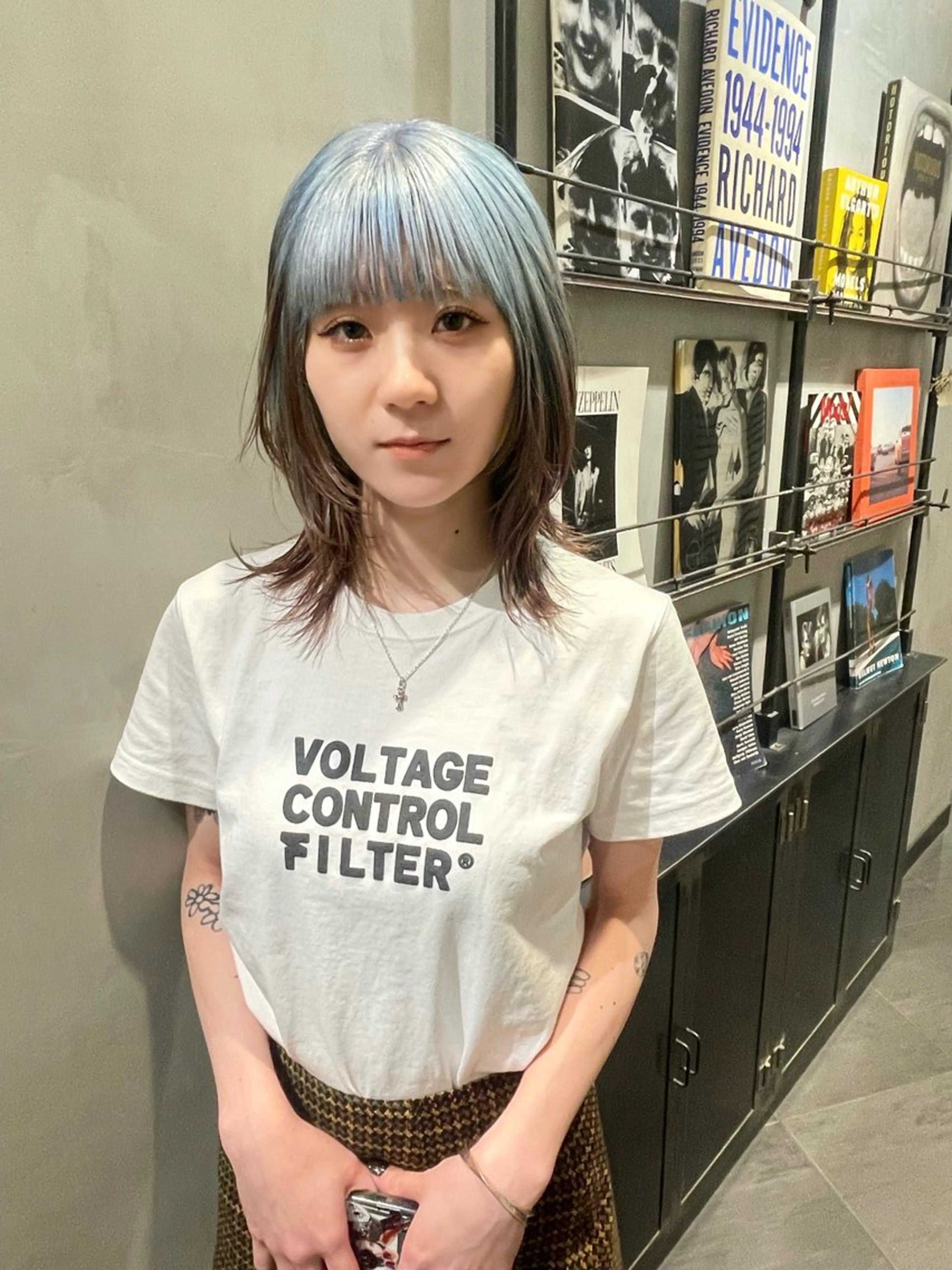 ミディアム カラー カット ヘアカラー トリートメント 優作 〜圧倒的信頼〜のヘアスタイル