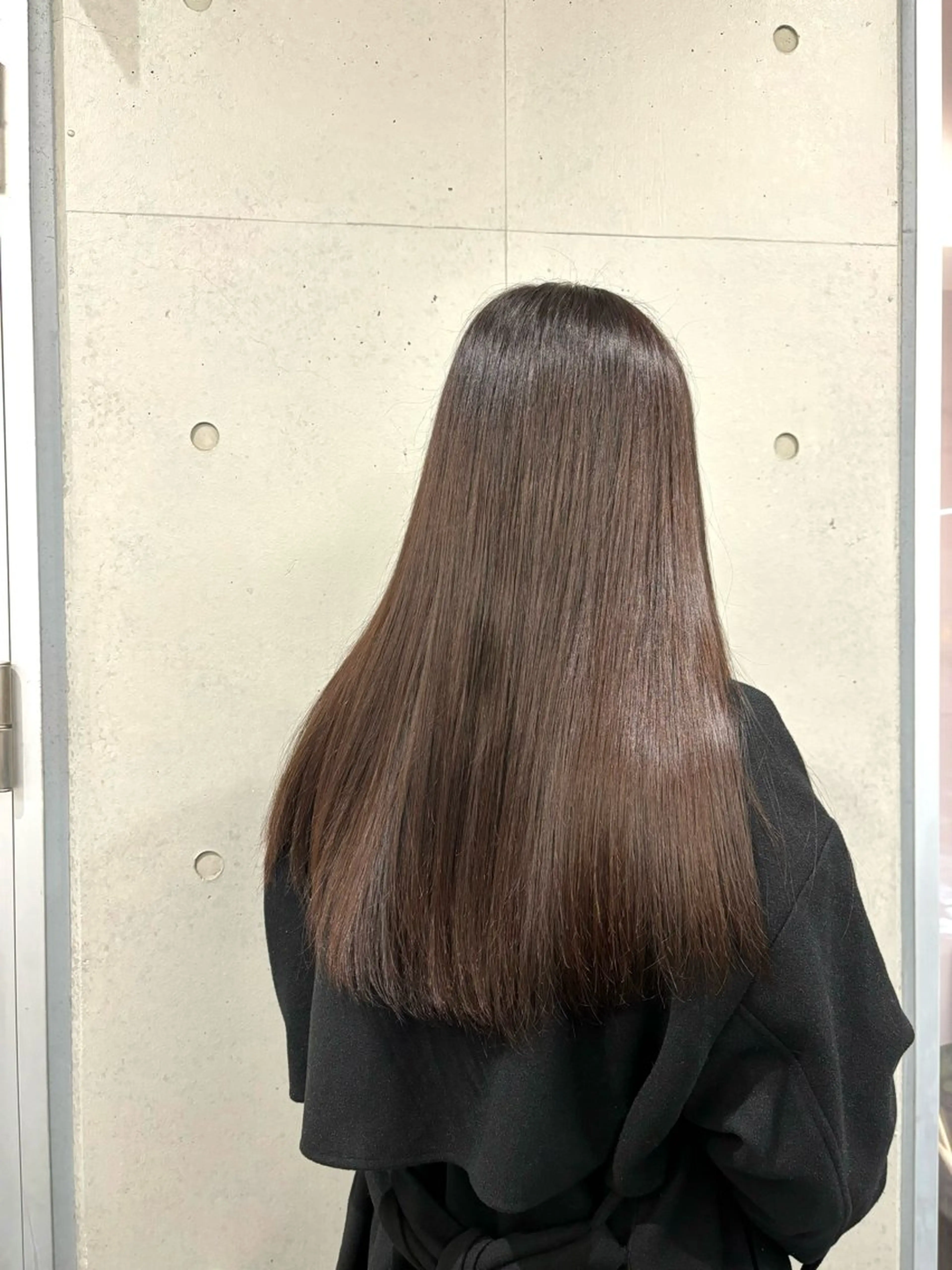 ロング カラー ブラウンカラー ロング カット/暖色カラー/ rikako🌻のヘアスタイル