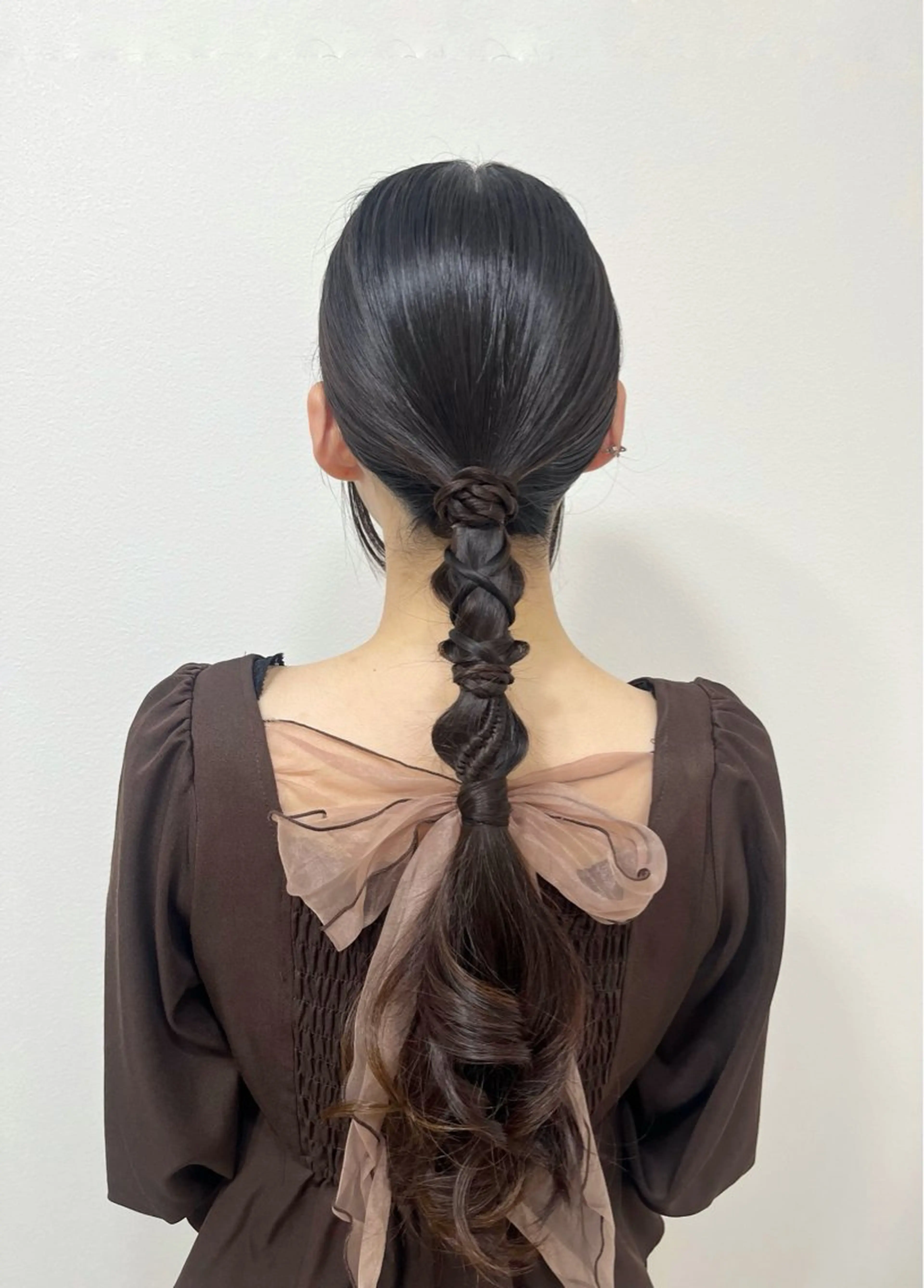 ロング ヘアアレンジ ヘアセット ヘアセットサロン /上坪愛美のヘアスタイル