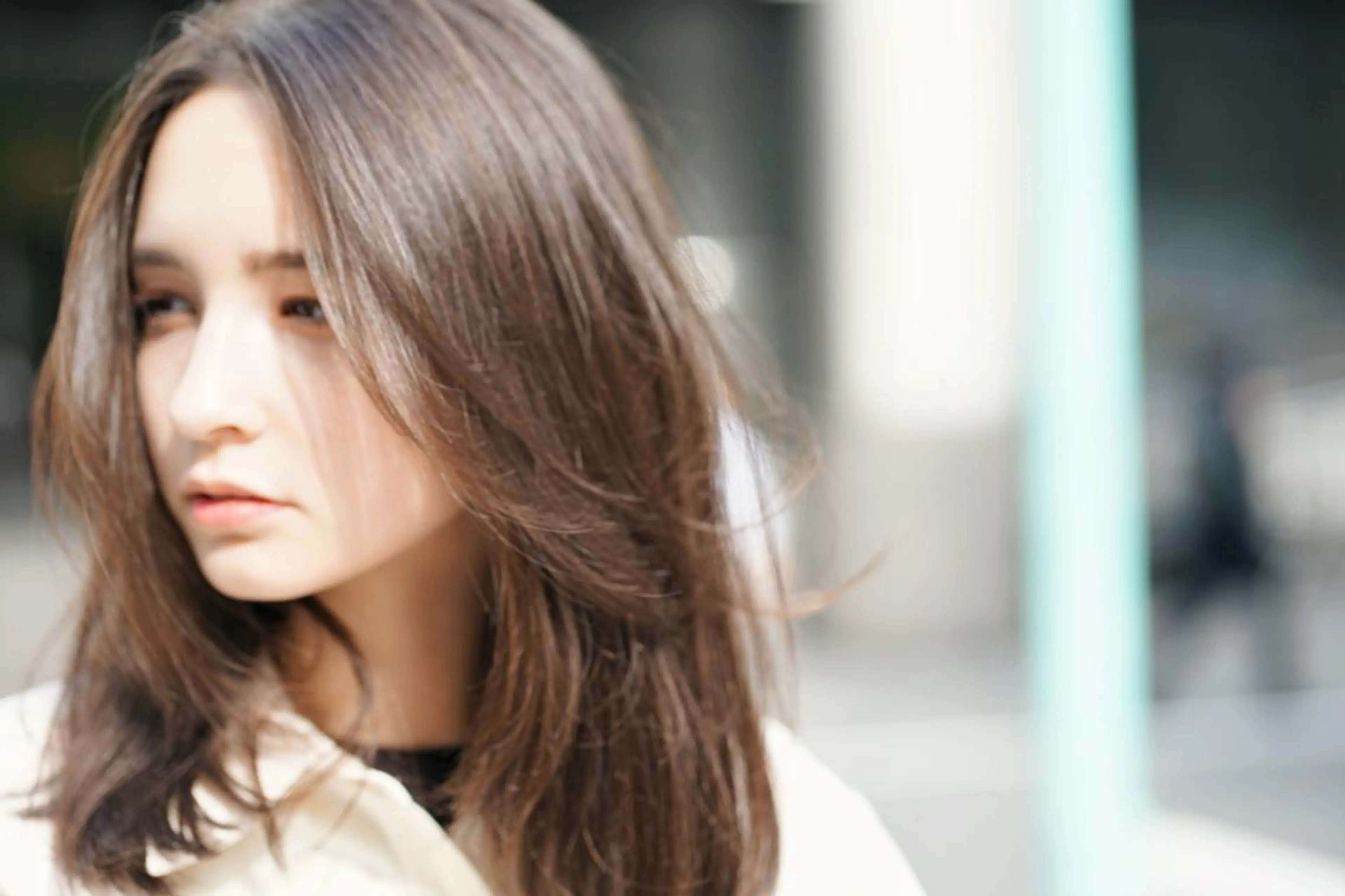 セミロング カラー パーマ newi grande 横浜店のヘアスタイル