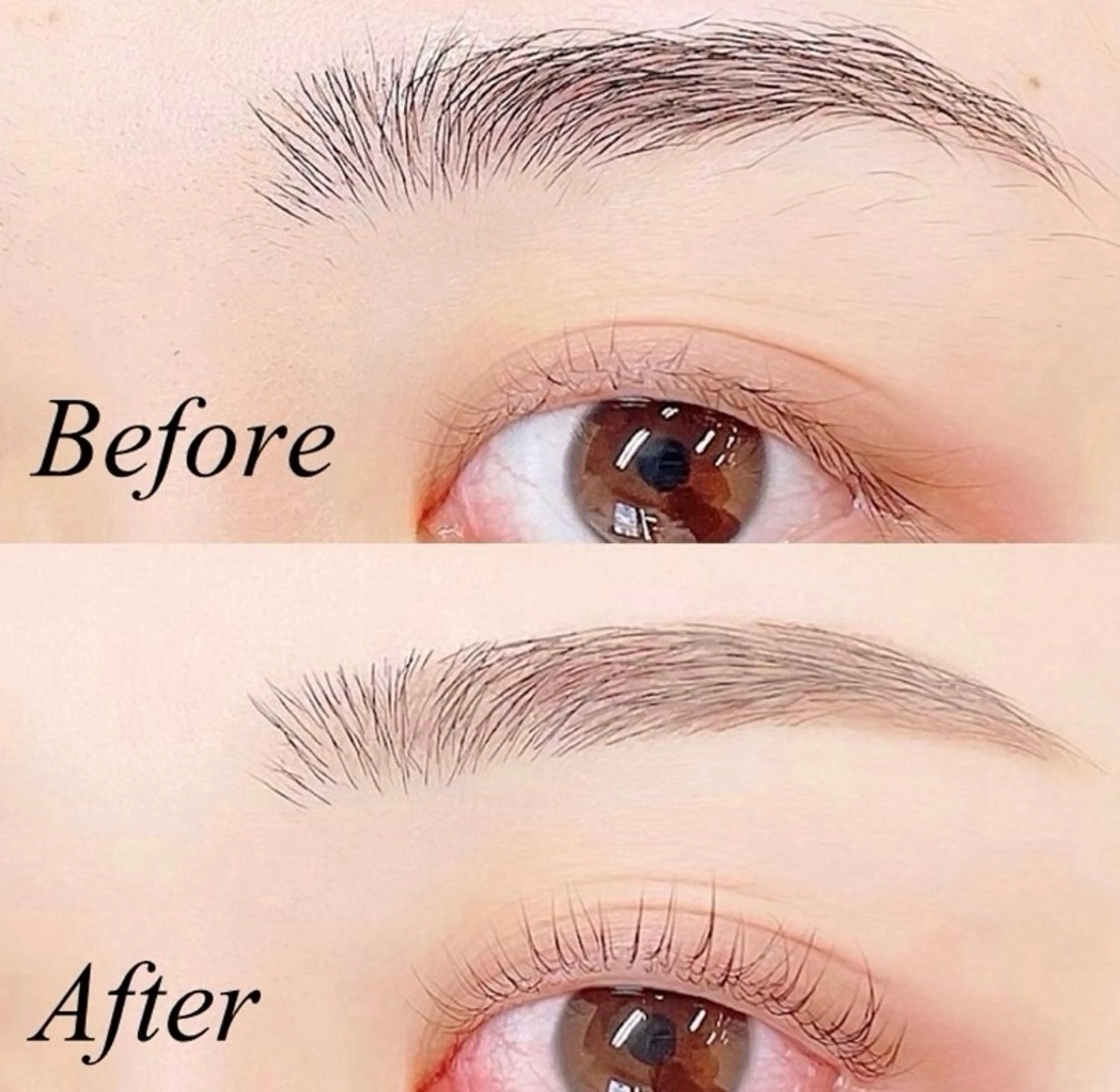 学割U24🎓《ナチュラル眉🌿》美眉アイブロウWAX＋間引き（メイク込）¥4500の写真