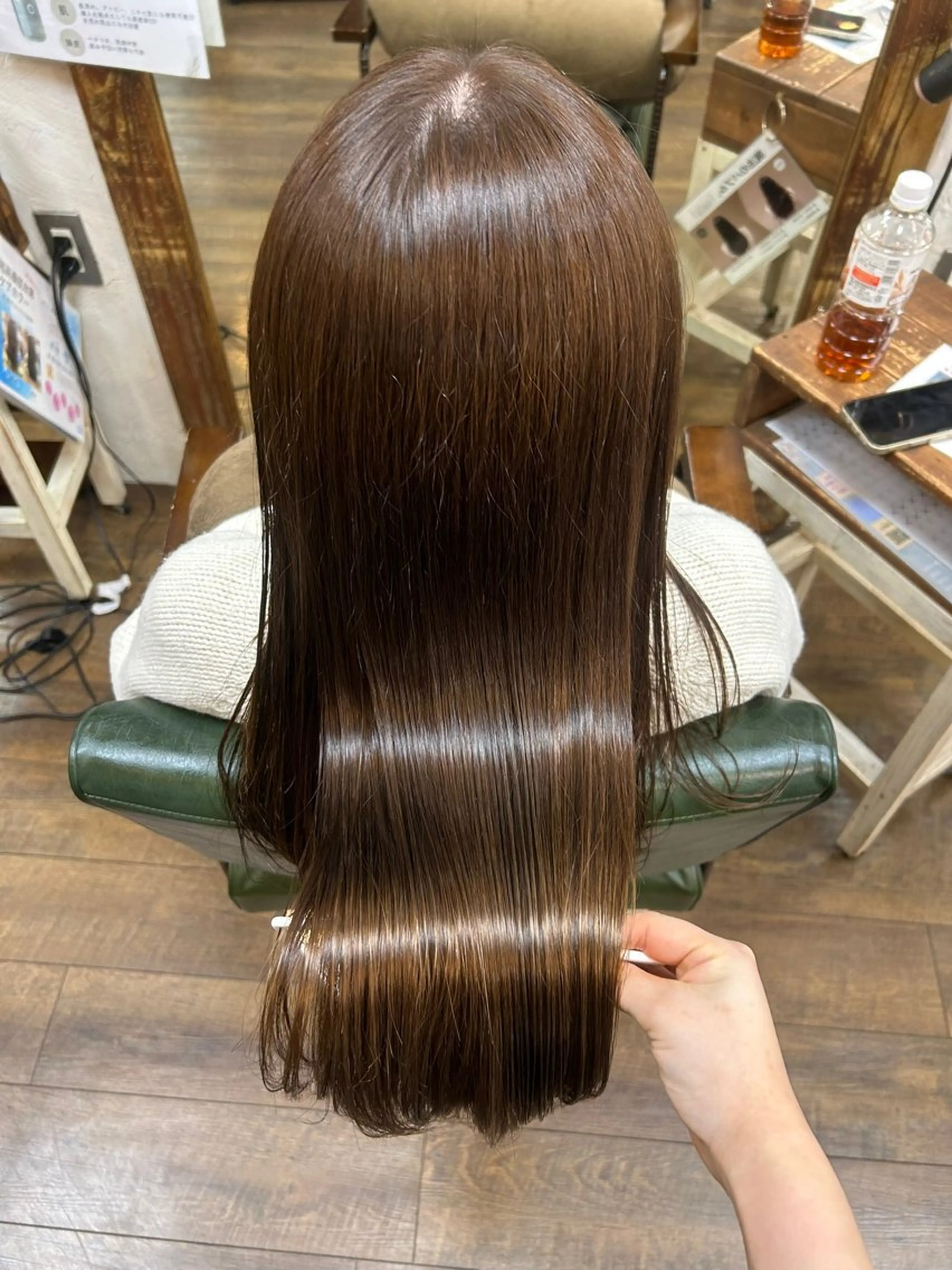 ロング カラー ヘアカラー 徳 永のヘアスタイル