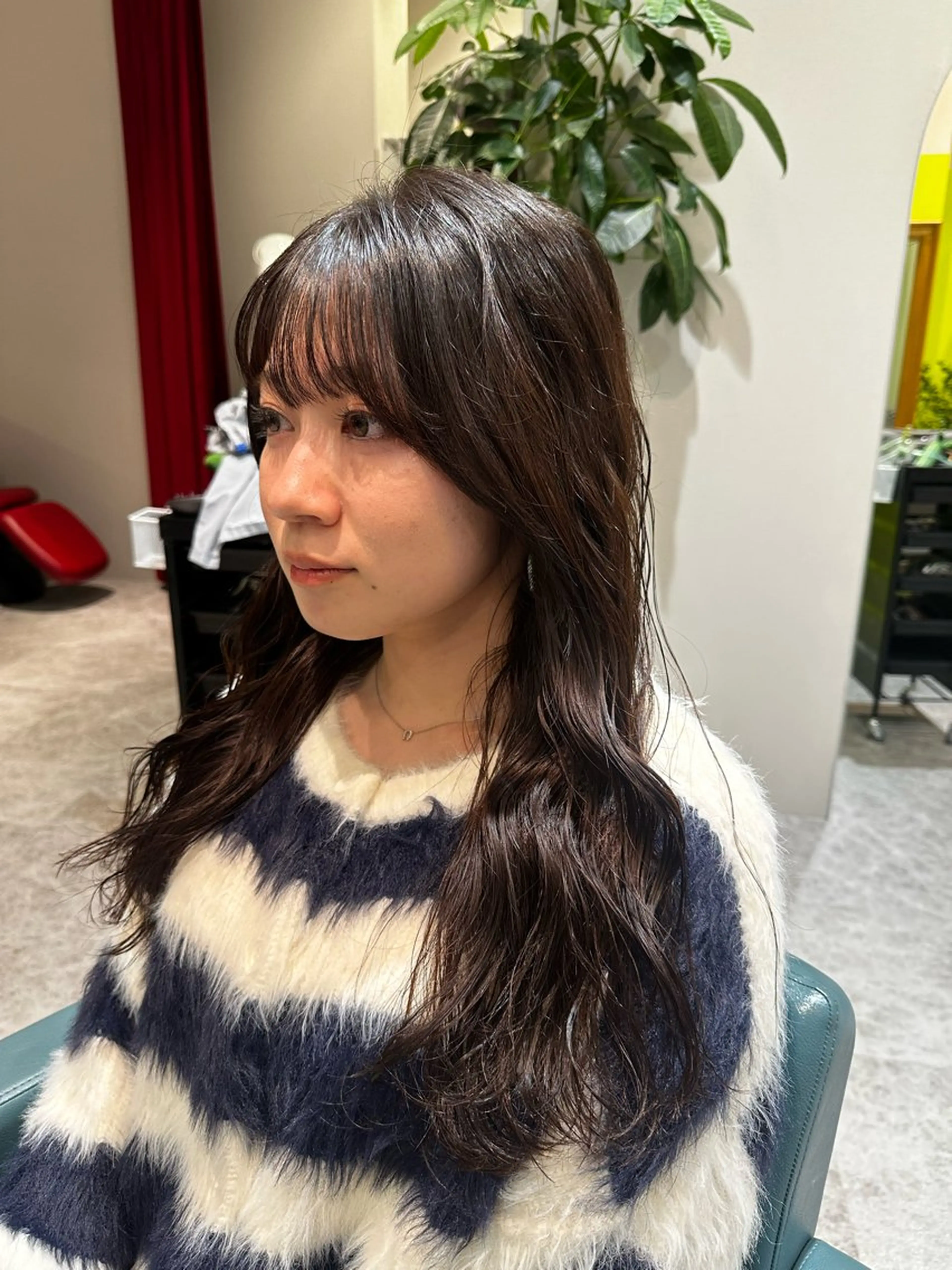 ロング パーマ FACE FOR HAIR所属・お客様寄り添い型 美容師セキネユウタのヘアスタイル