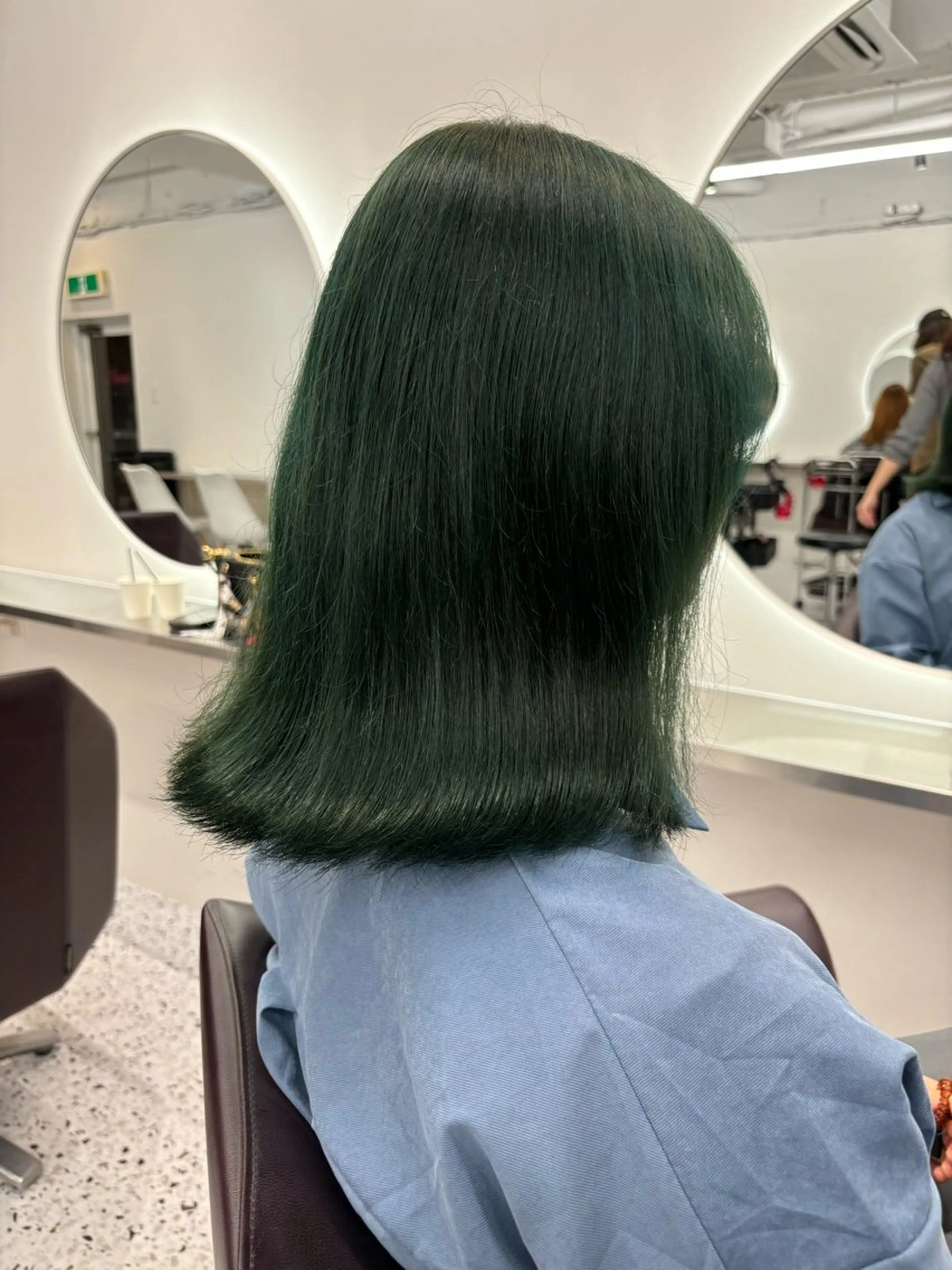 ミディアム ヘアカラー トリートメント ヘアセット 🩵透明感艶髪 縮毛矯正masa🩵のヘアスタイル