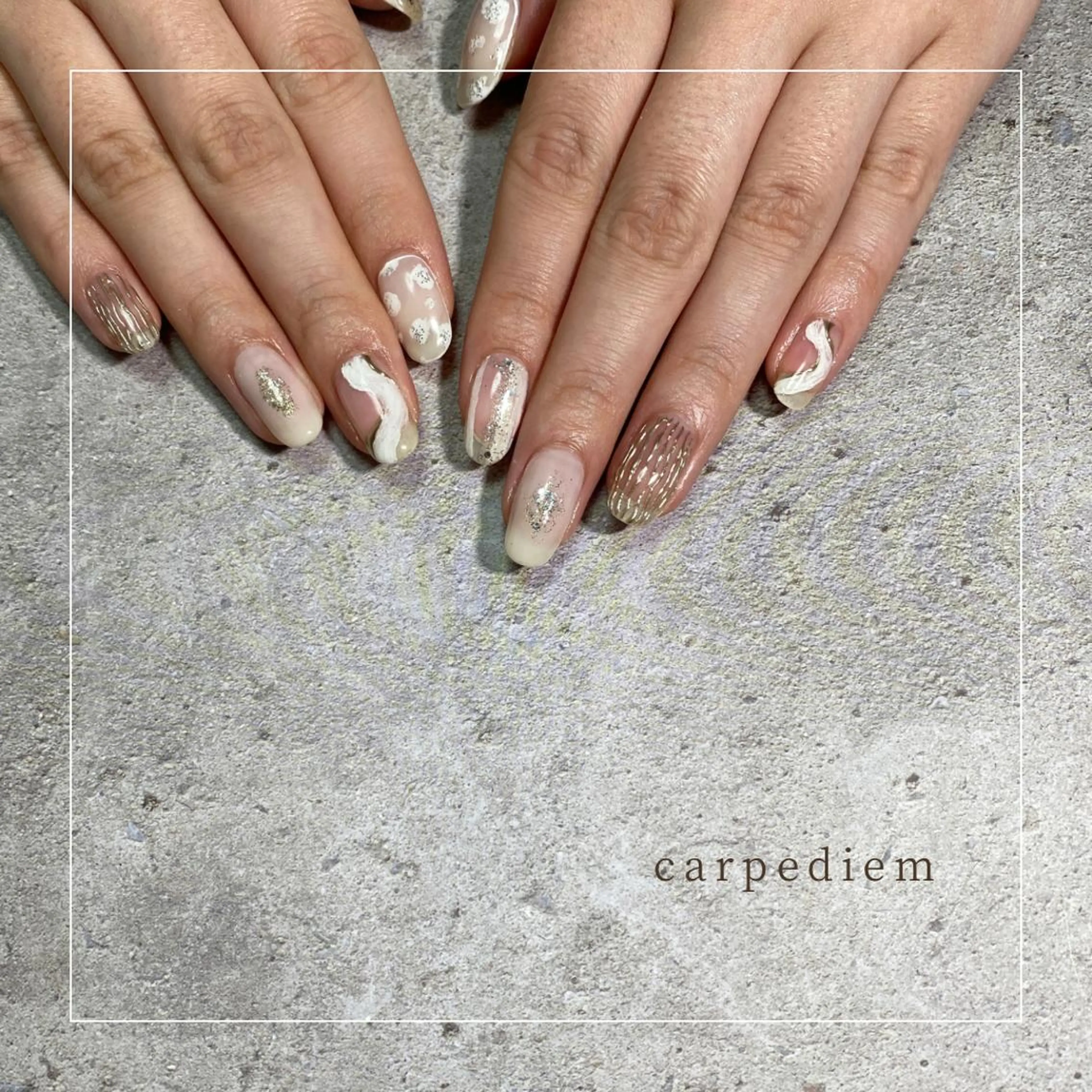 ネイル 城東区ネイルサロン carpediemのネイルデザイン