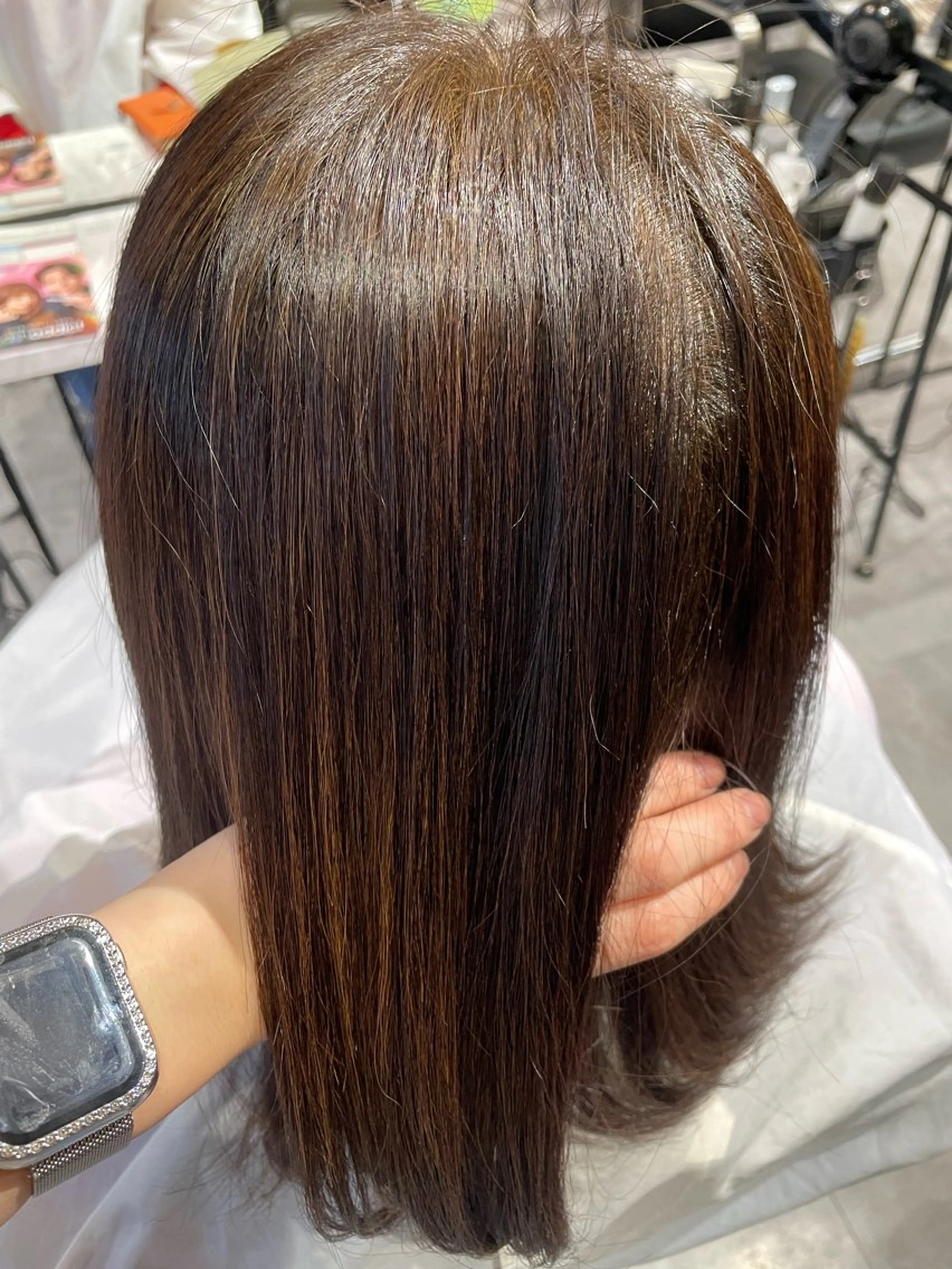 ロング 山内 彩愛のヘアスタイル