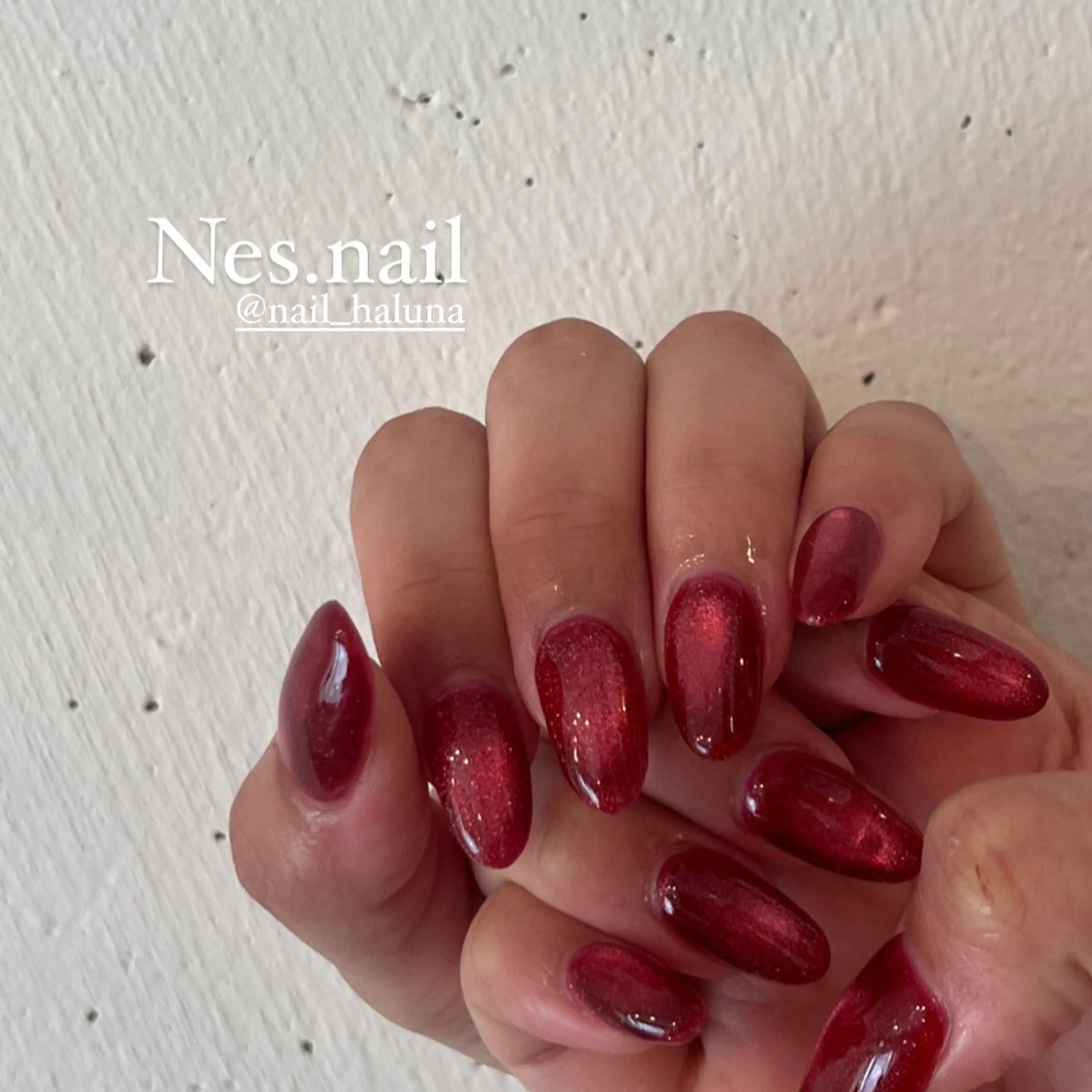 ネイル マグネットネイル ハンドネイル キンジョウ ハルナのネイルデザイン