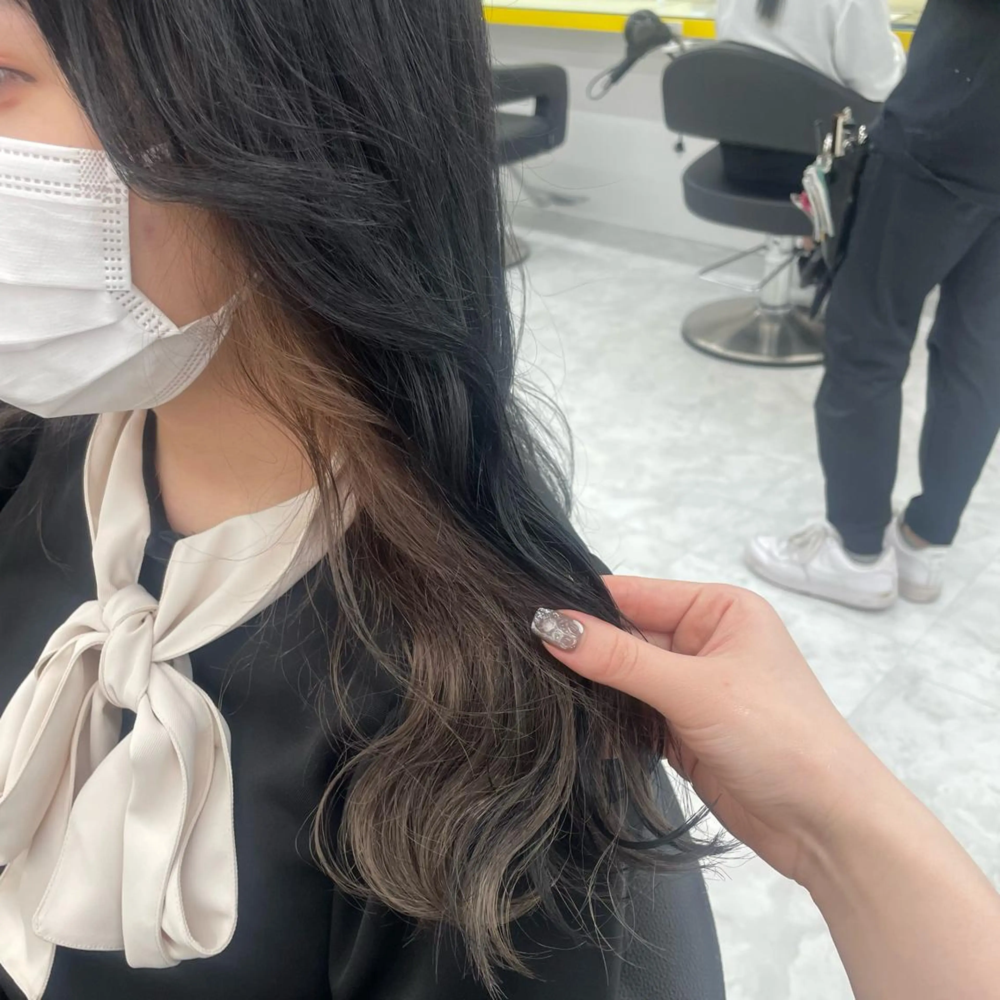 ロング 🤍韓国トレンド ヘア🤍miku🤍のヘアスタイル