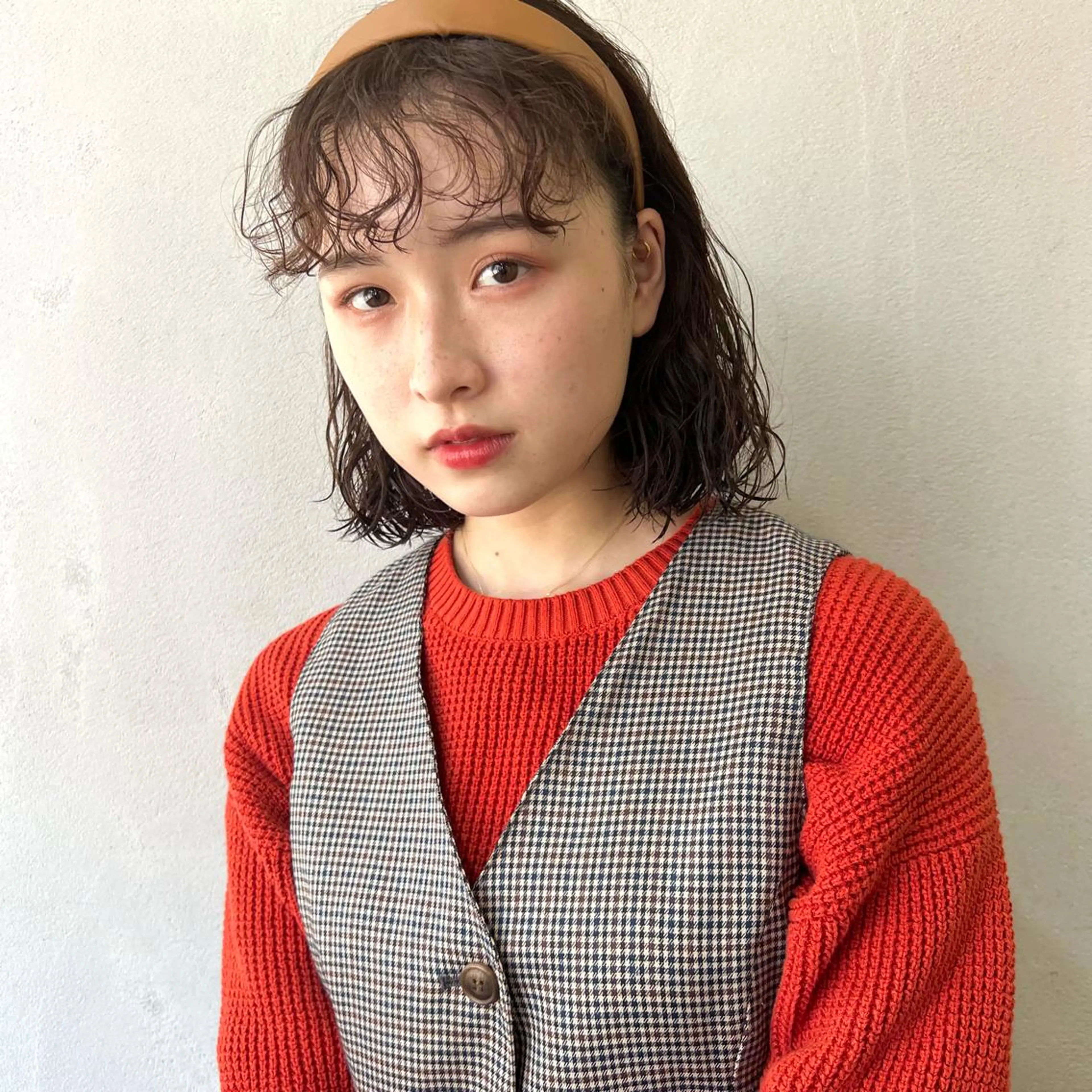 ミディアム パーマ ミディアムパーマ ボブ ボブ/パーマ ミヒラケイタのヘアスタイル