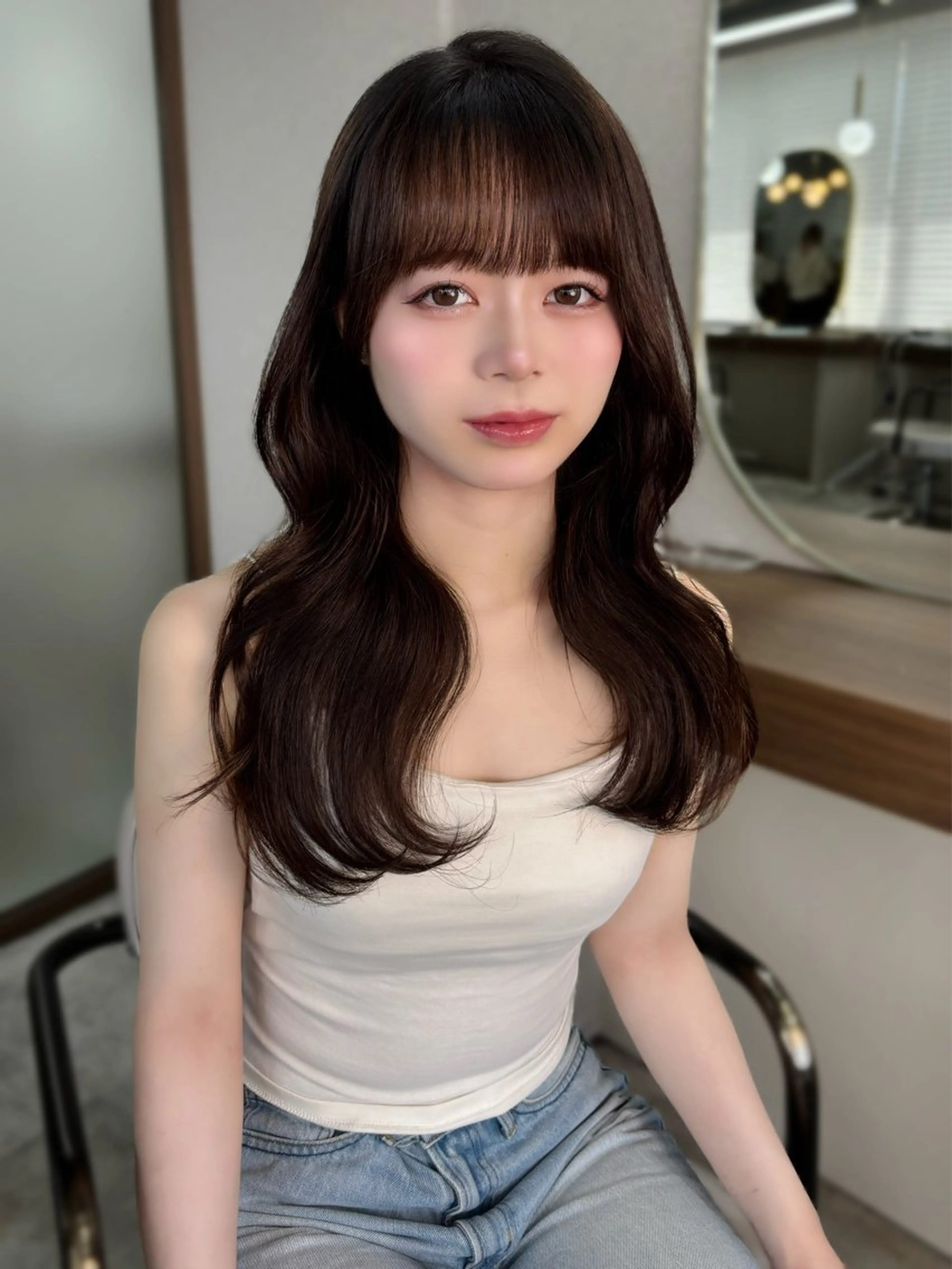 韓国風ワンカラーの写真