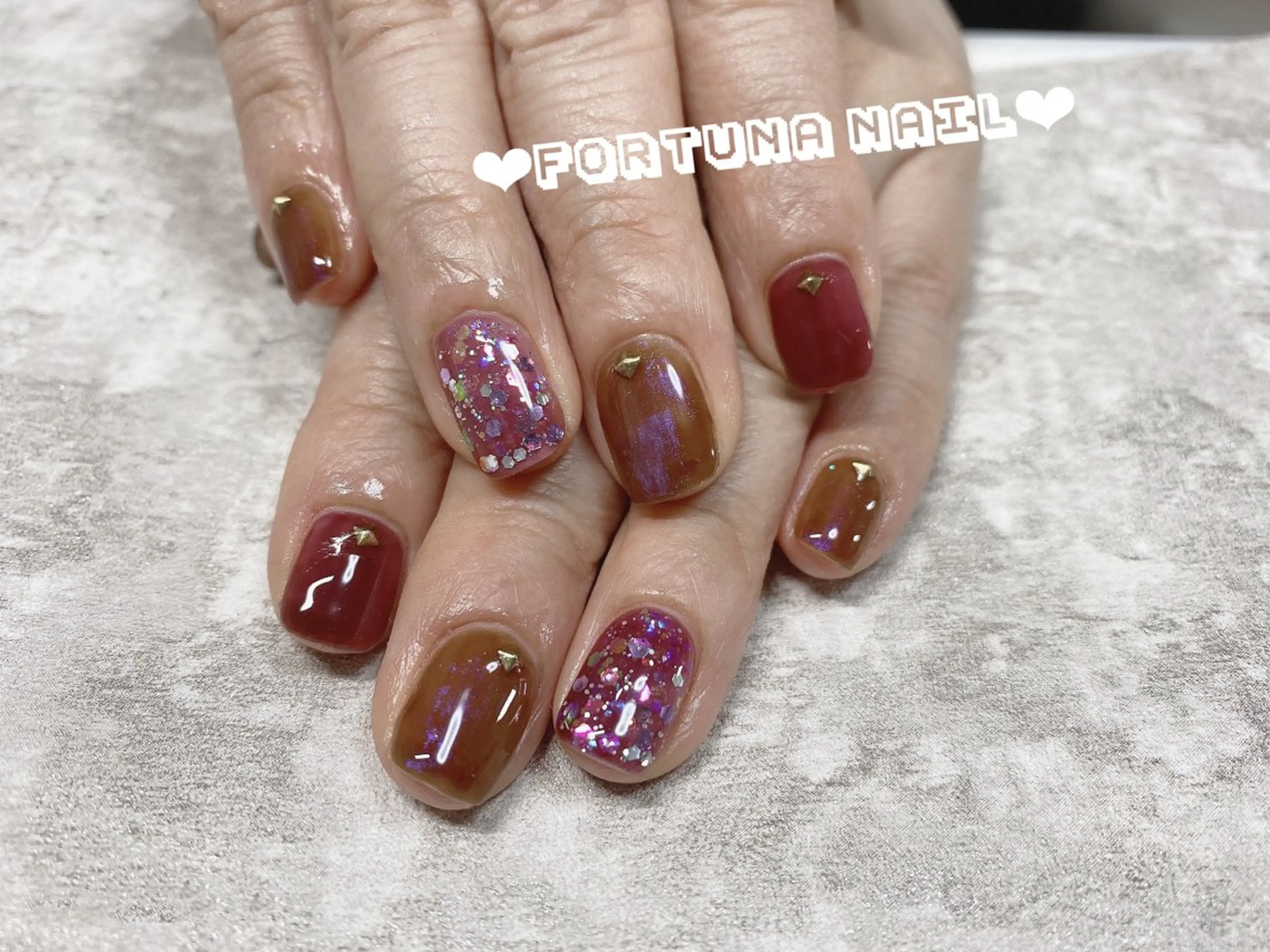 ネイル ハンドネイル ハンドケア Nail •Head スパFortunaのネイルデザイン