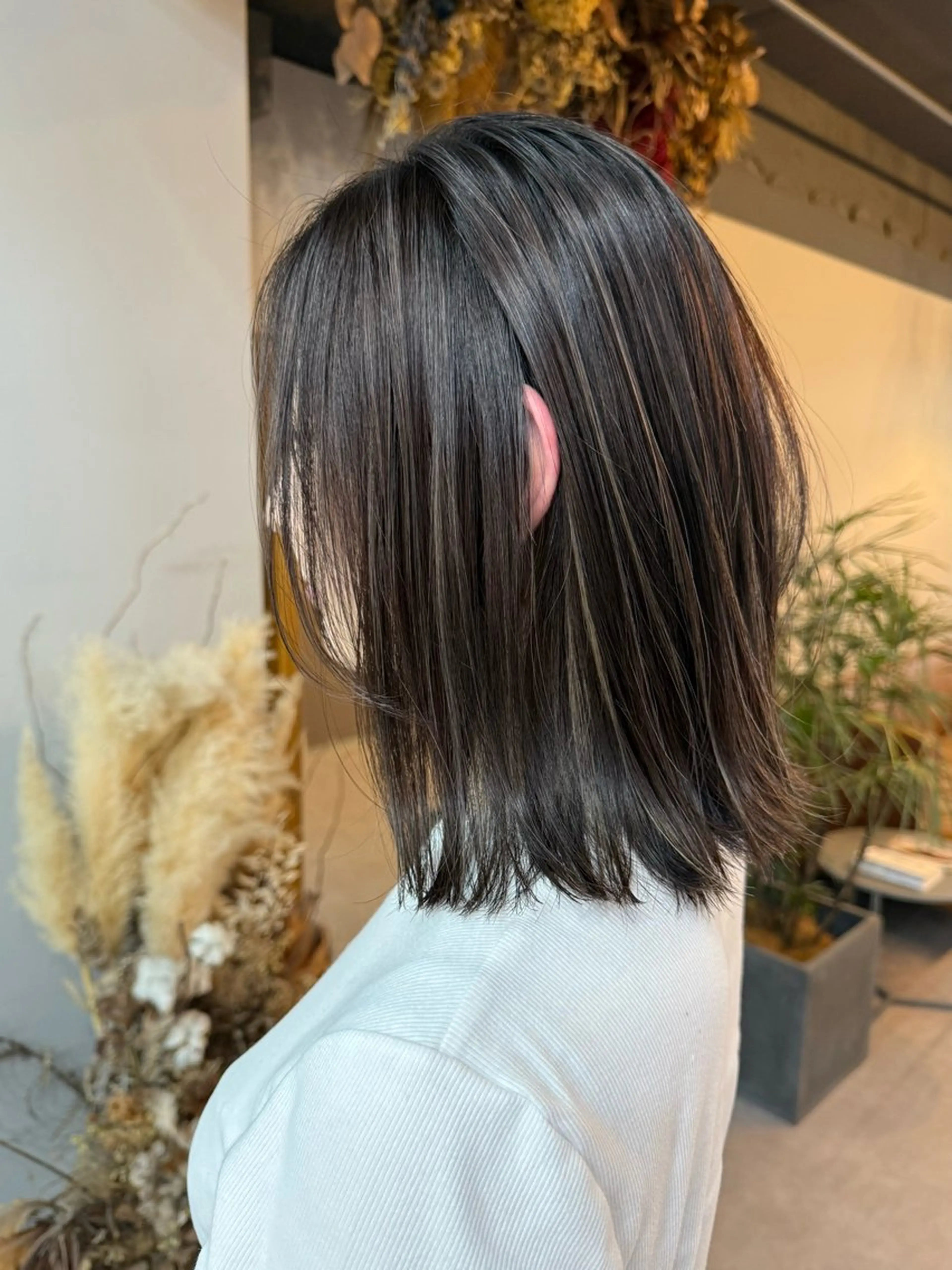 セミロング カット ヘアカラー トリートメント Reb_keiji 👑小倉圭司のヘアスタイル