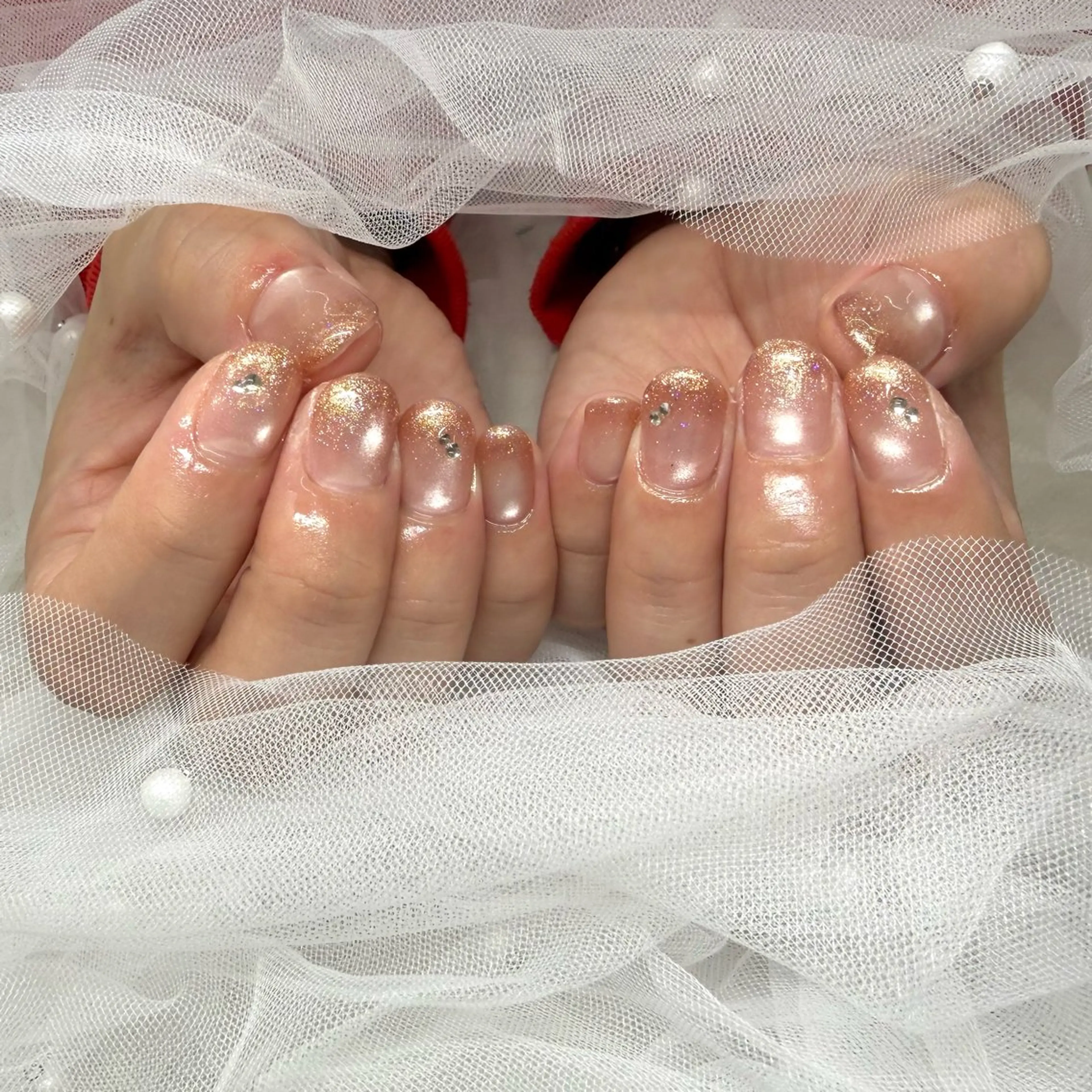 ネイル フラッシュネイル グラデーション マグネットネイル シンプルネイル salone Regina 【サローネ レジーナ】所属・Regina Marinaのネイルデザイン