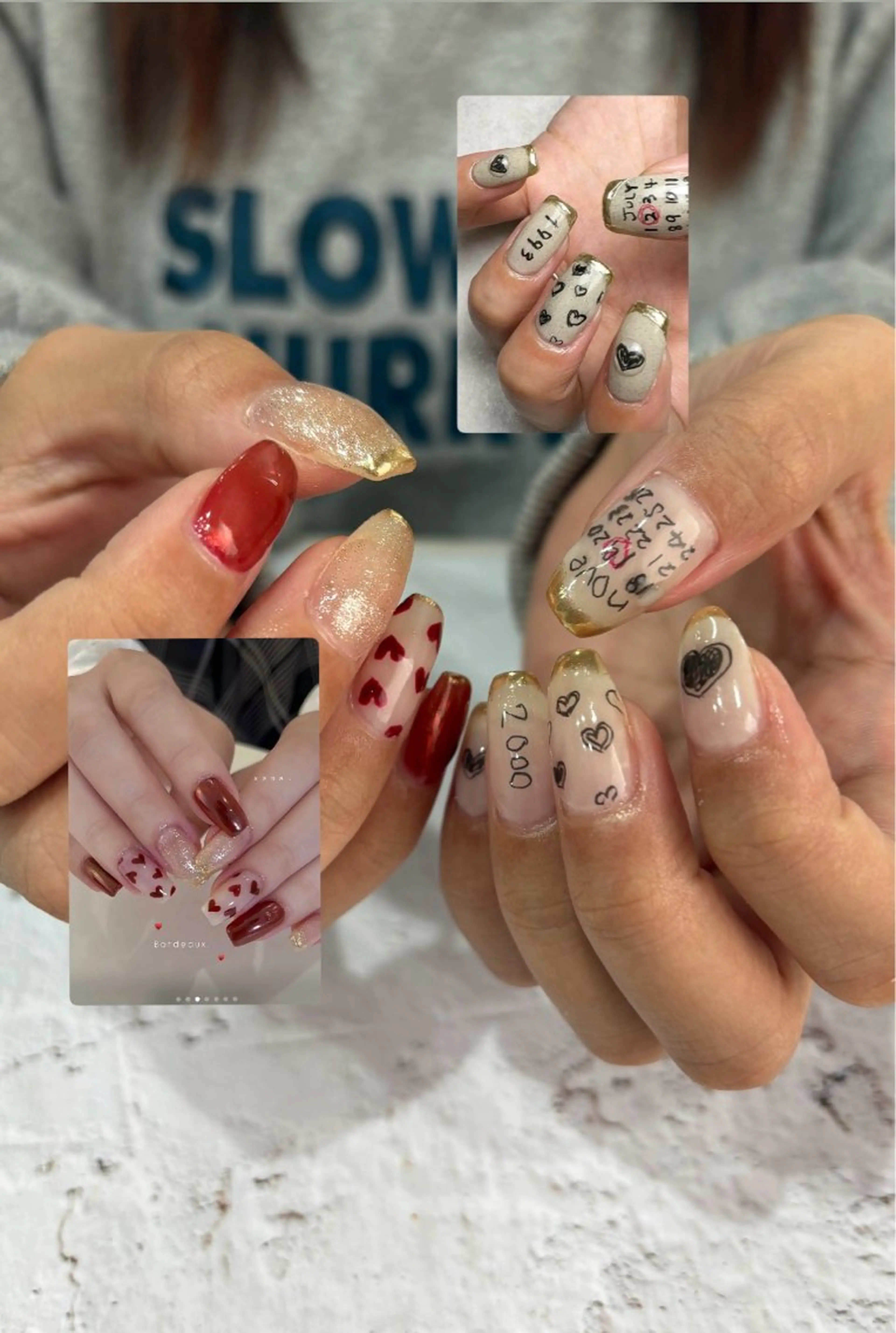 ネイル 冬ネイル ハンドネイル フットネイル sa ya...のネイルデザイン