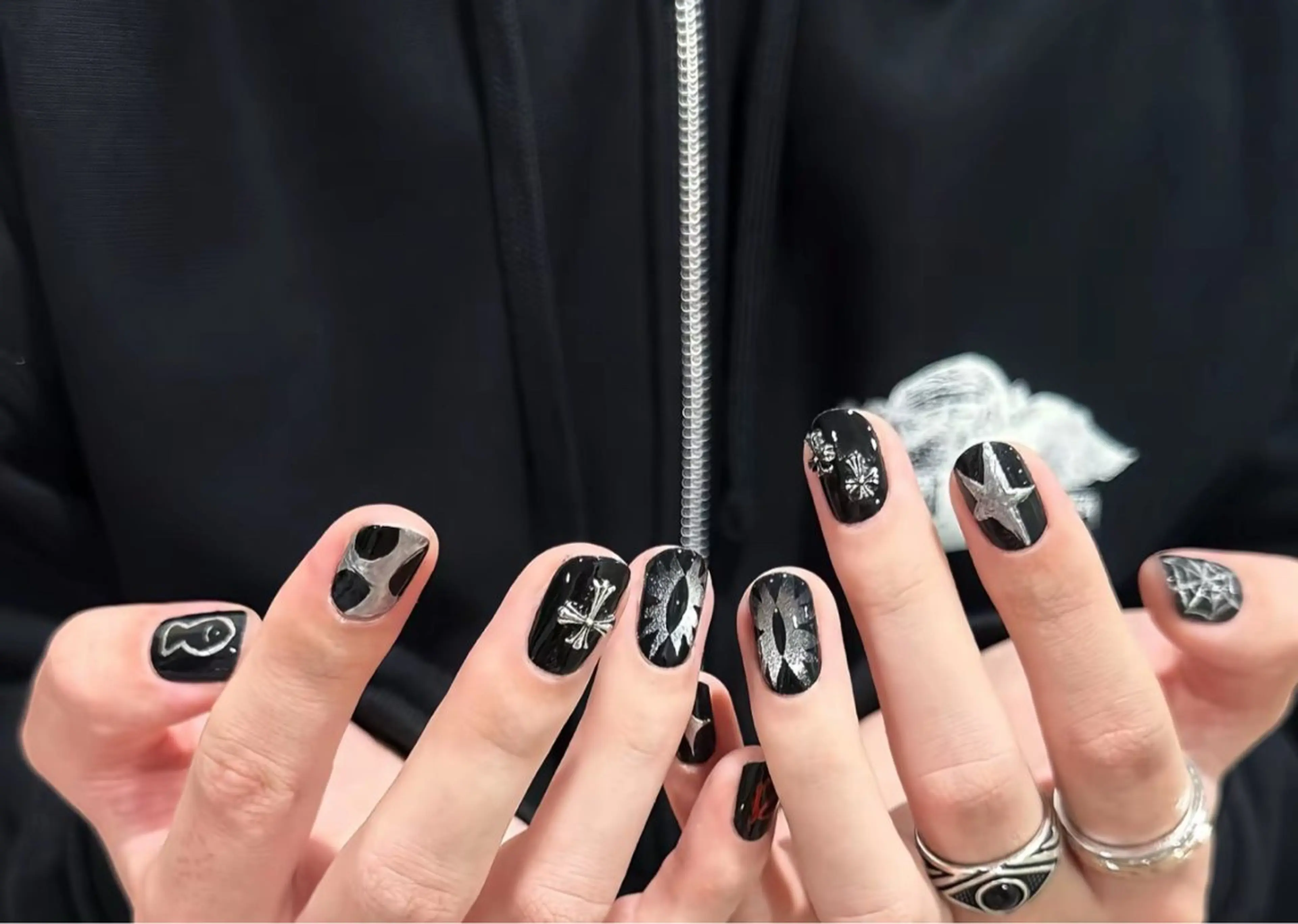 ネイル ジェルネイル メンズネイル シンプルネイル ハンドネイル mionail 難波店のネイルデザイン