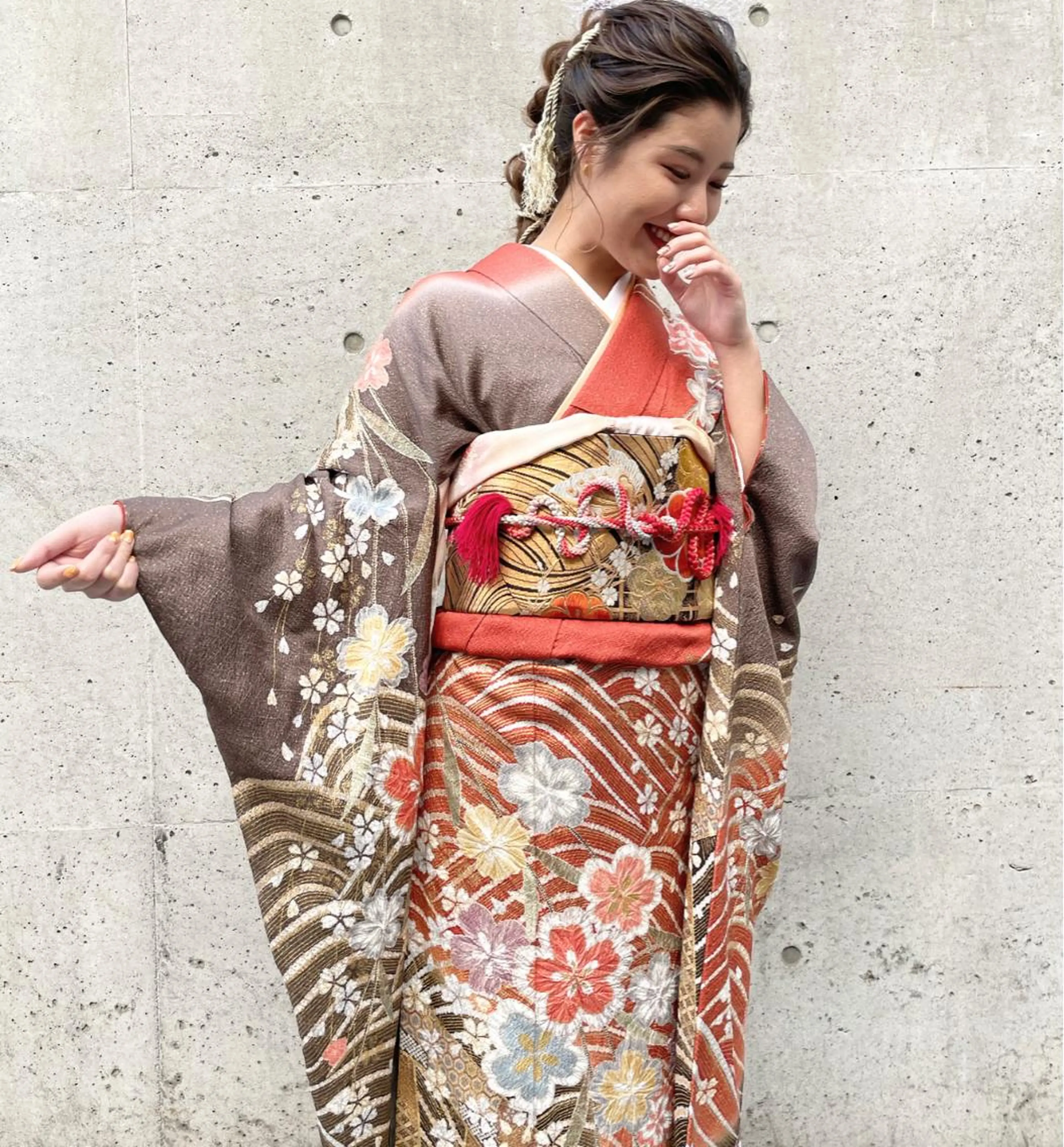 ロング ヘアアレンジ HAIR MAKE SALON new  me所属・ヘアメイク new meのヘアスタイル