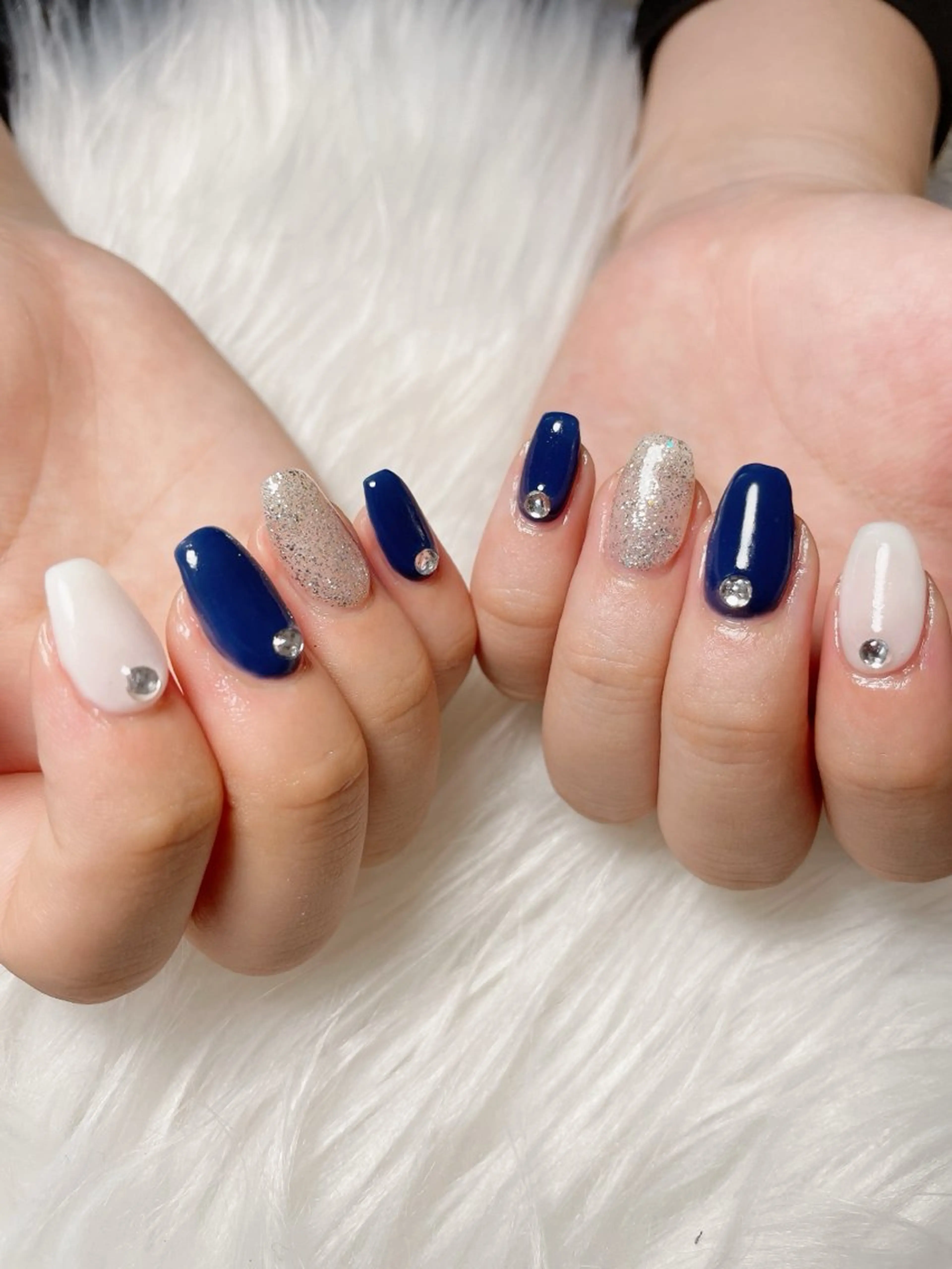 ネイル ネイビー nailsalon Rinのネイルデザイン