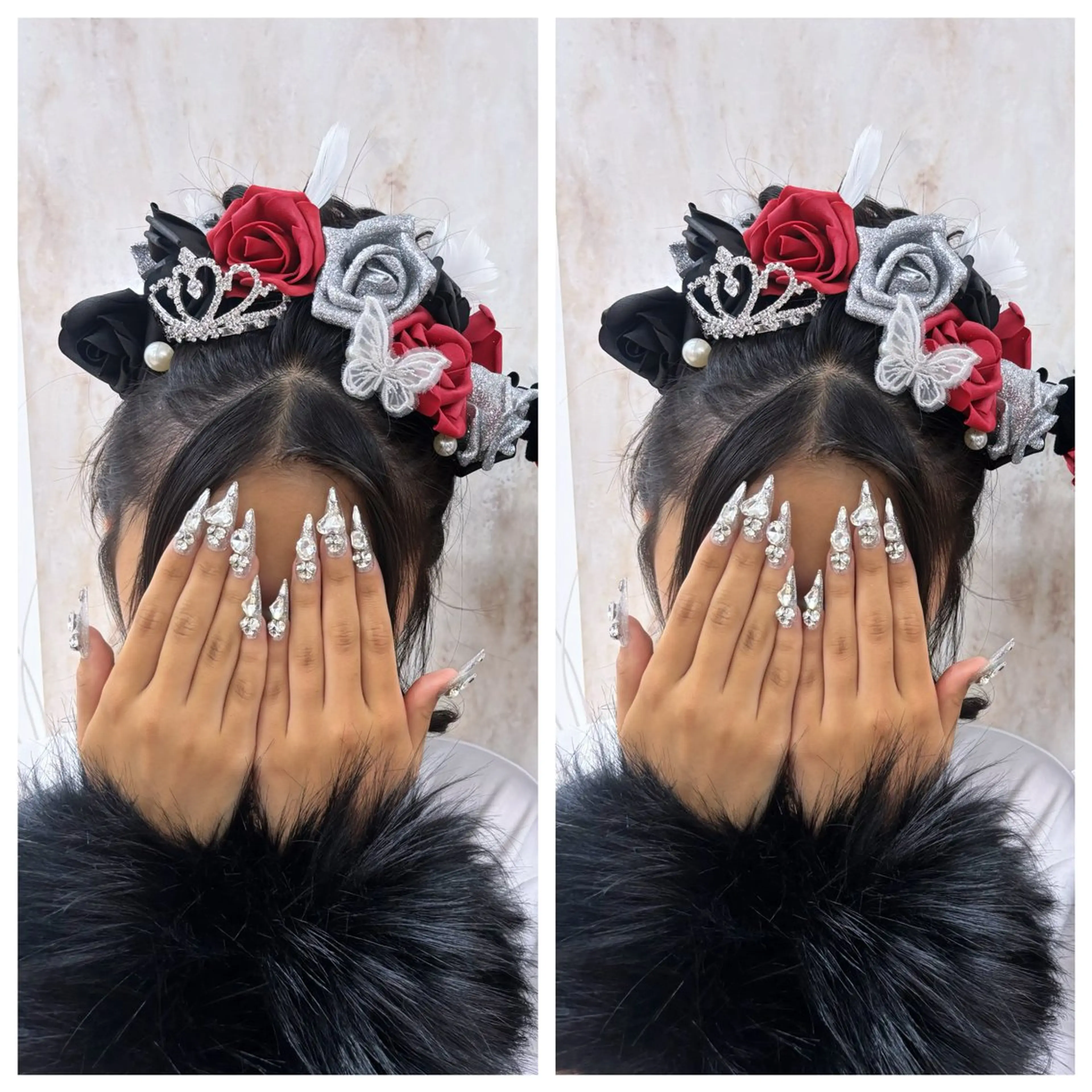 🌼盛り髪ヘアセット🌼の写真