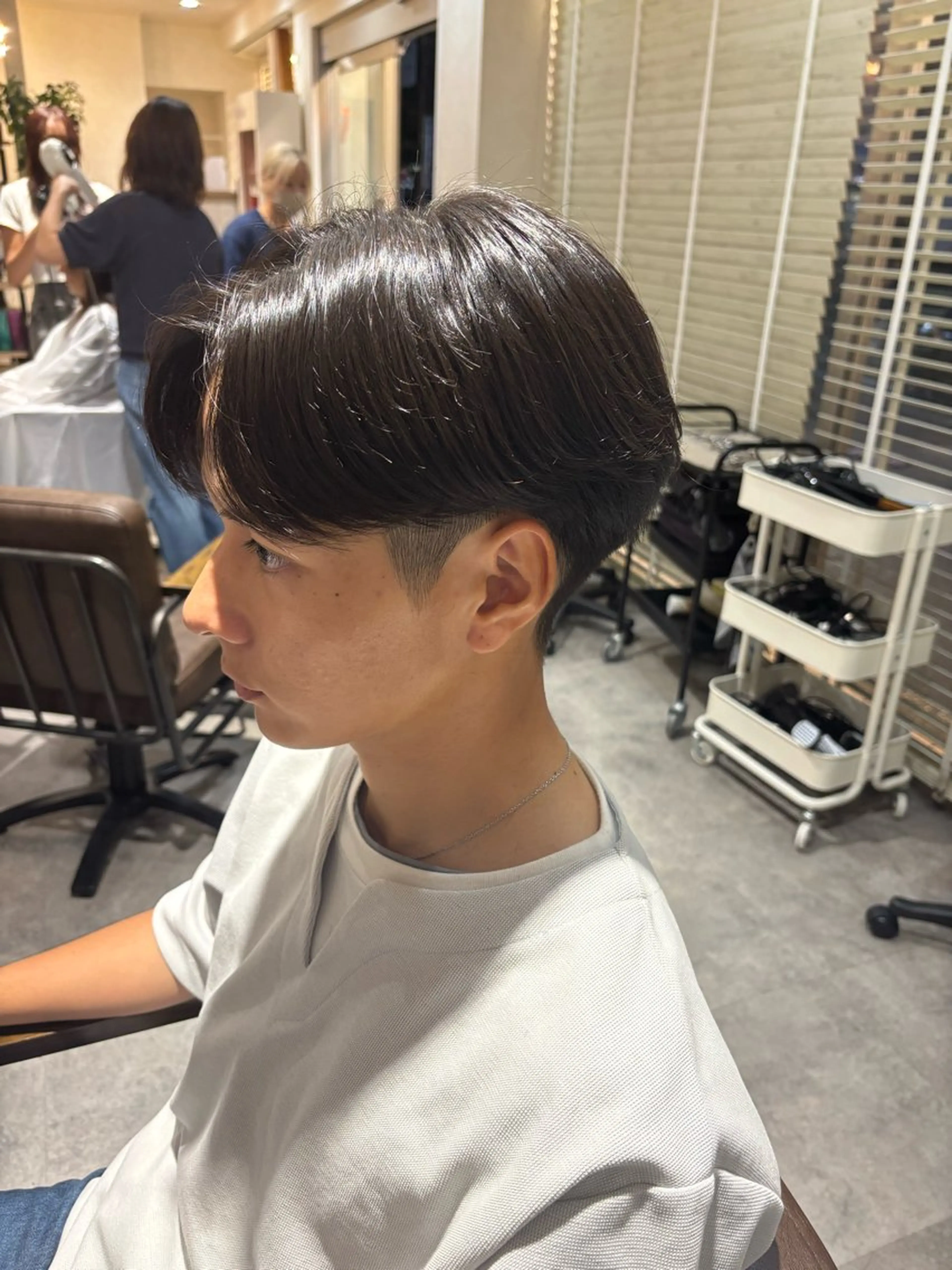 パーマ メンズ 保谷 菜々美のヘアスタイル