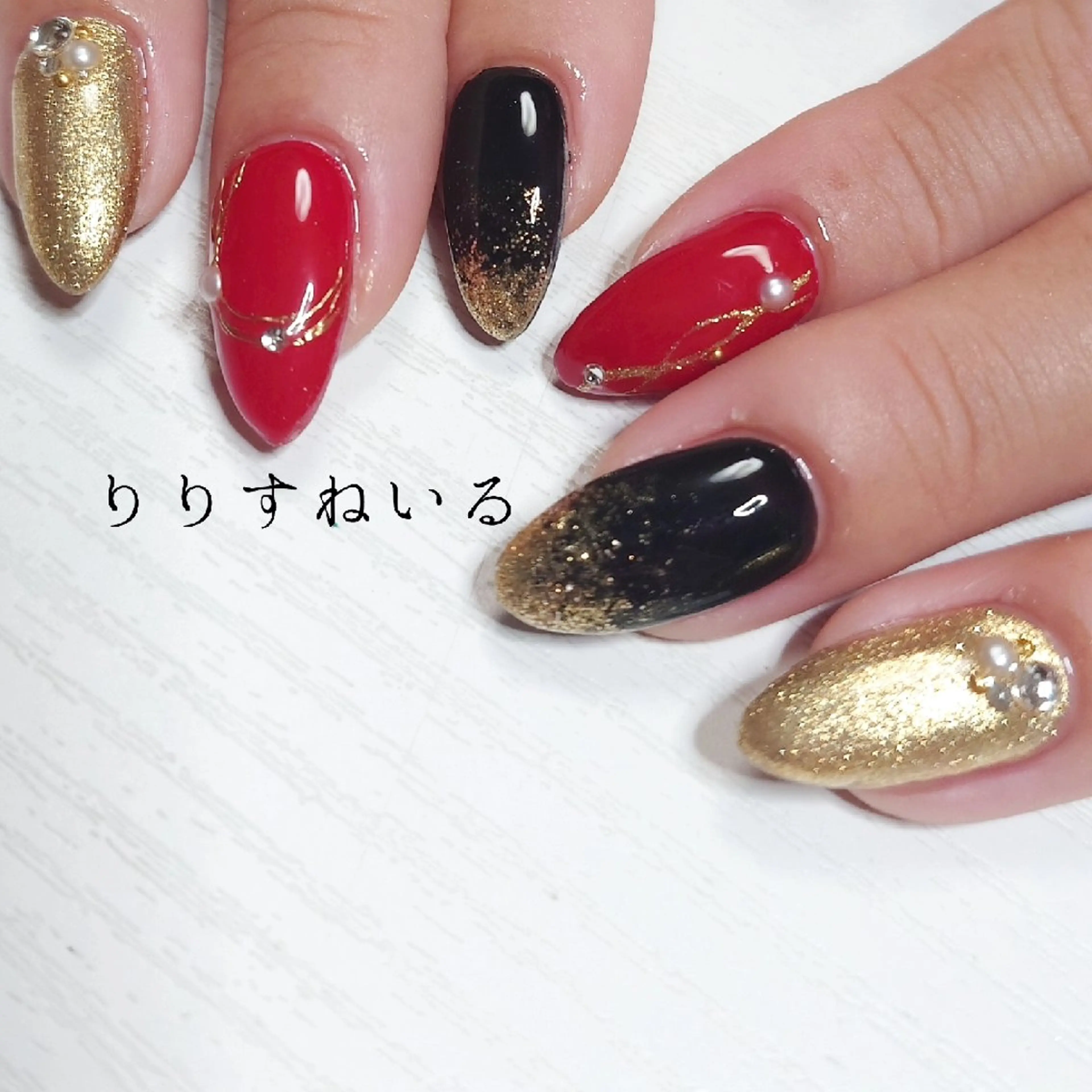 ネイル 成人式 冬ネイル ハンドネイル Lilith Nailのネイルデザイン