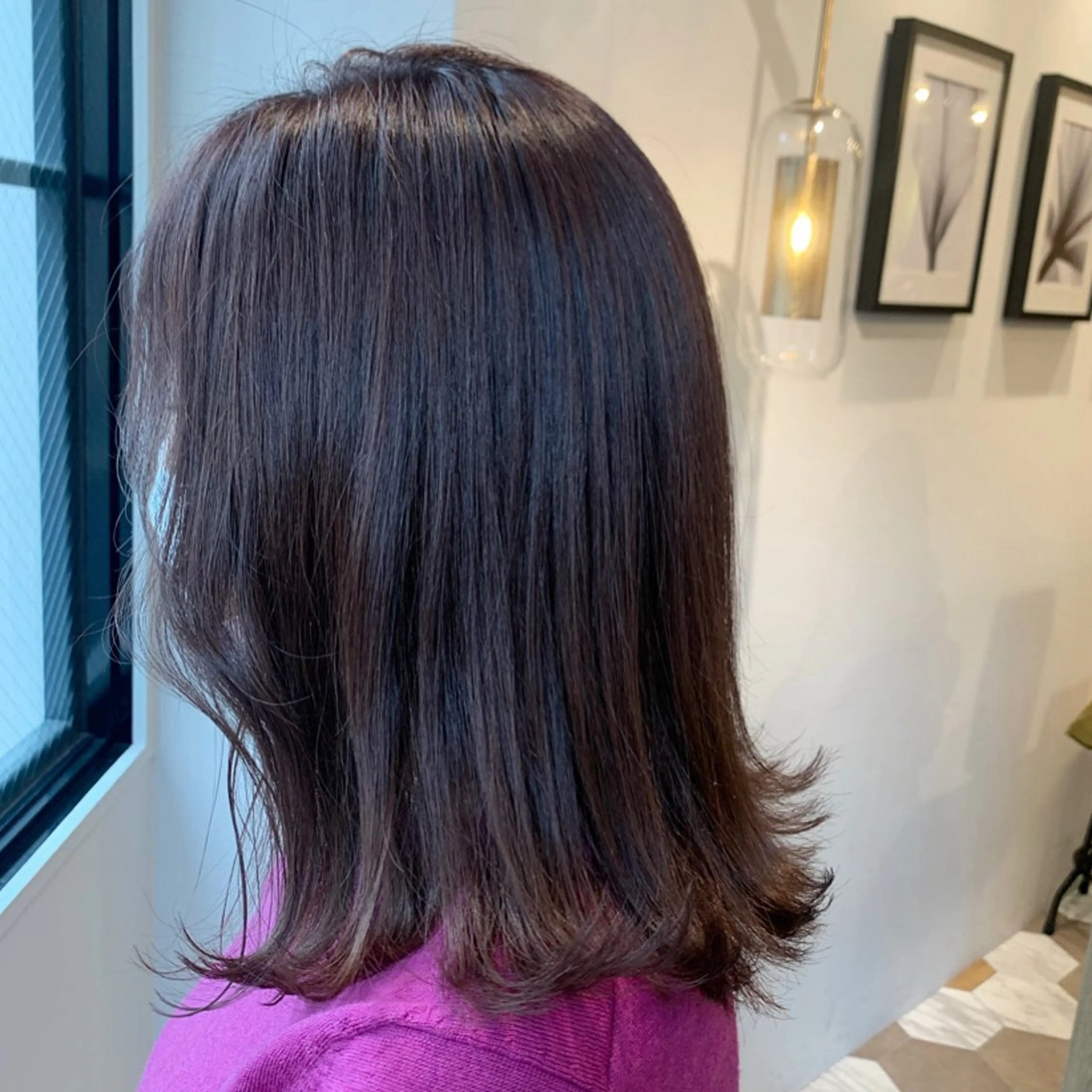 セミロング カラー 🍏Rio🍏 Color☆*。のヘアスタイル