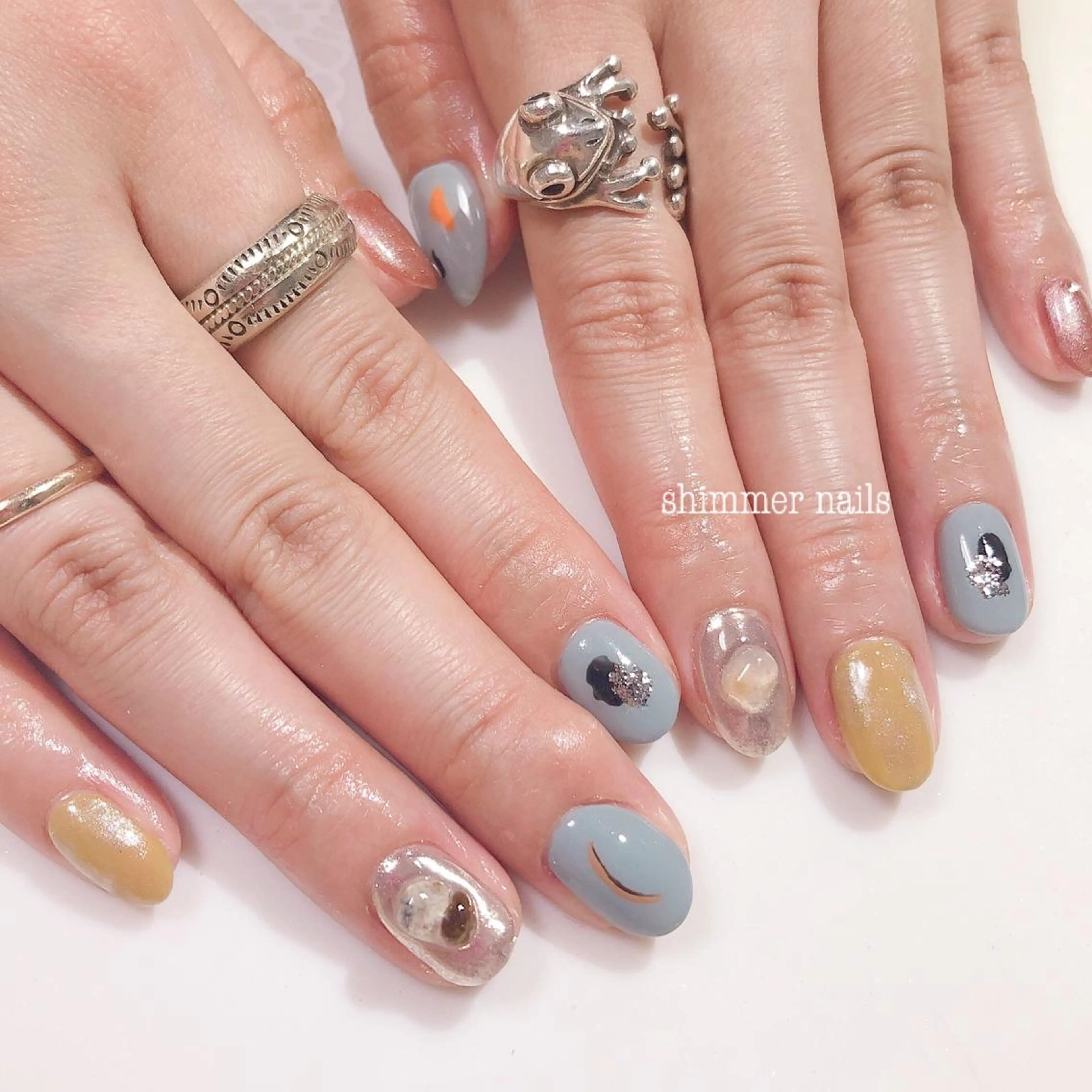 ネイル 持ち込み shimmer nailsのネイルデザイン