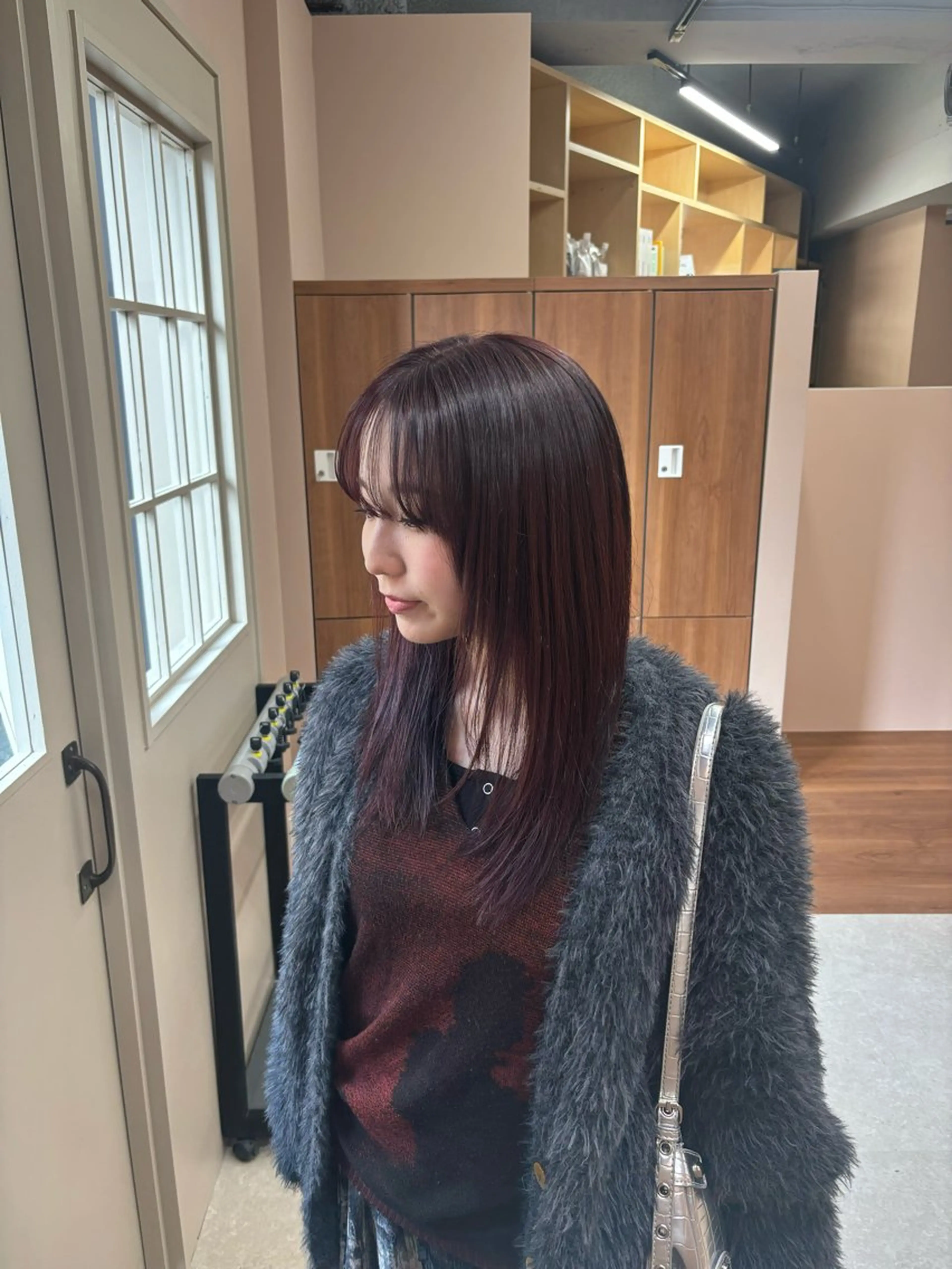 カラー レッドカラー ROCCOeast AKARIのヘアスタイル