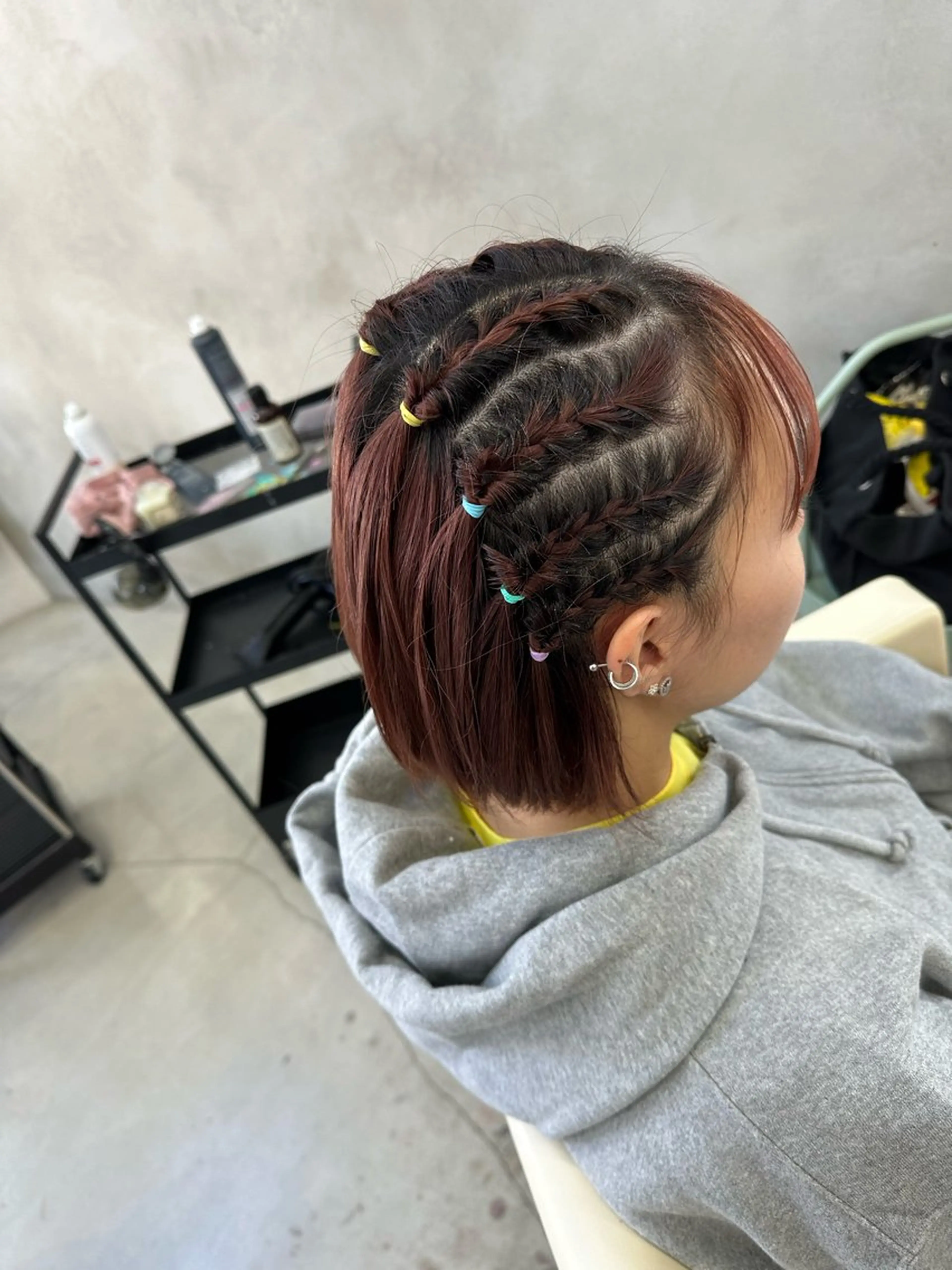 ミディアム ヘアアレンジ さあや 【透け感/艶感】のヘアスタイル